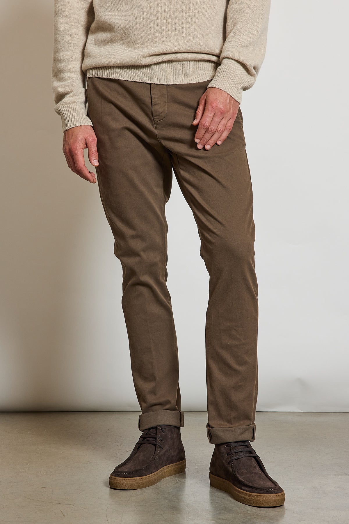 PANTALON GANSÉ CHOCOLAT