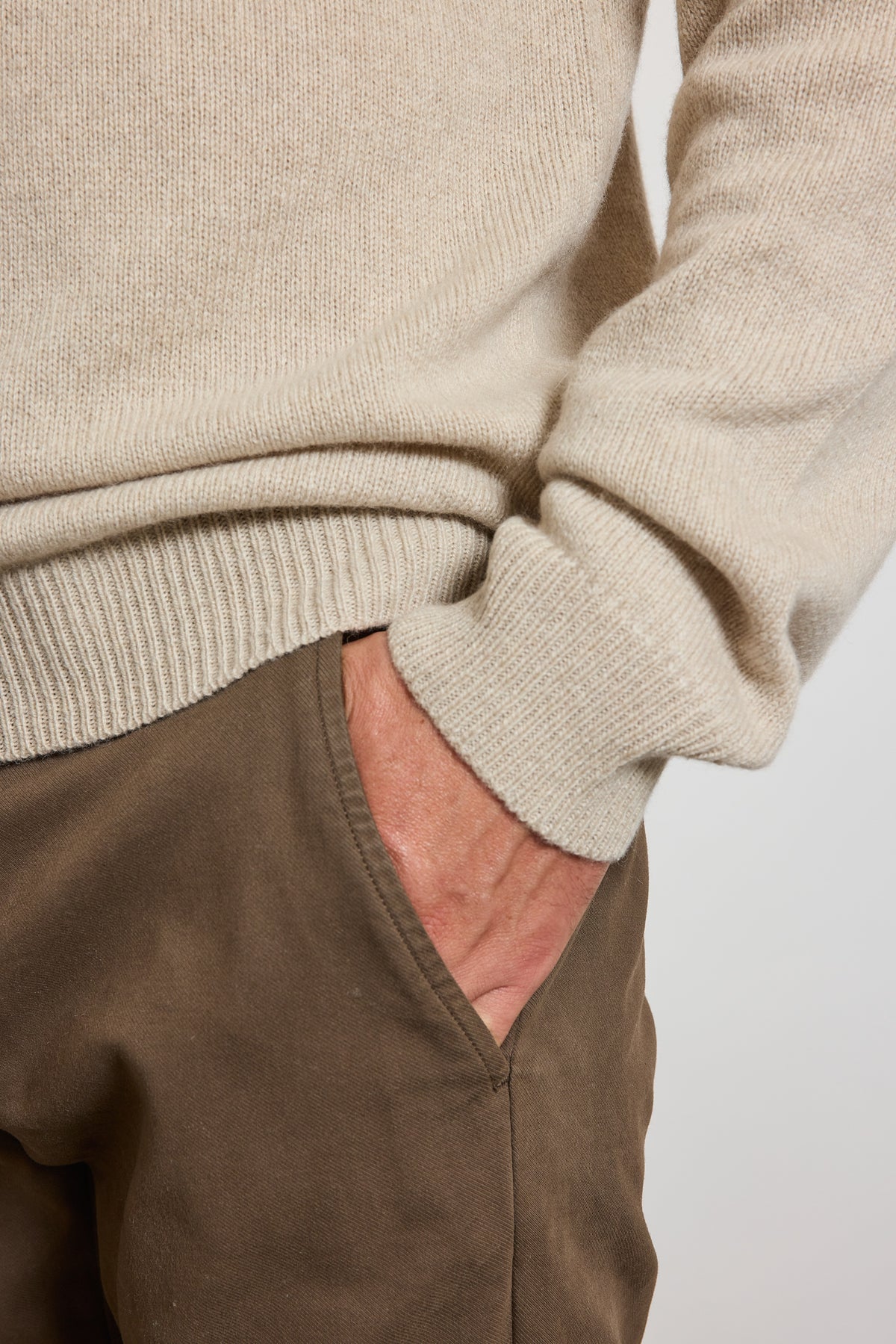 PANTALON GANSÉ CHOCOLAT
