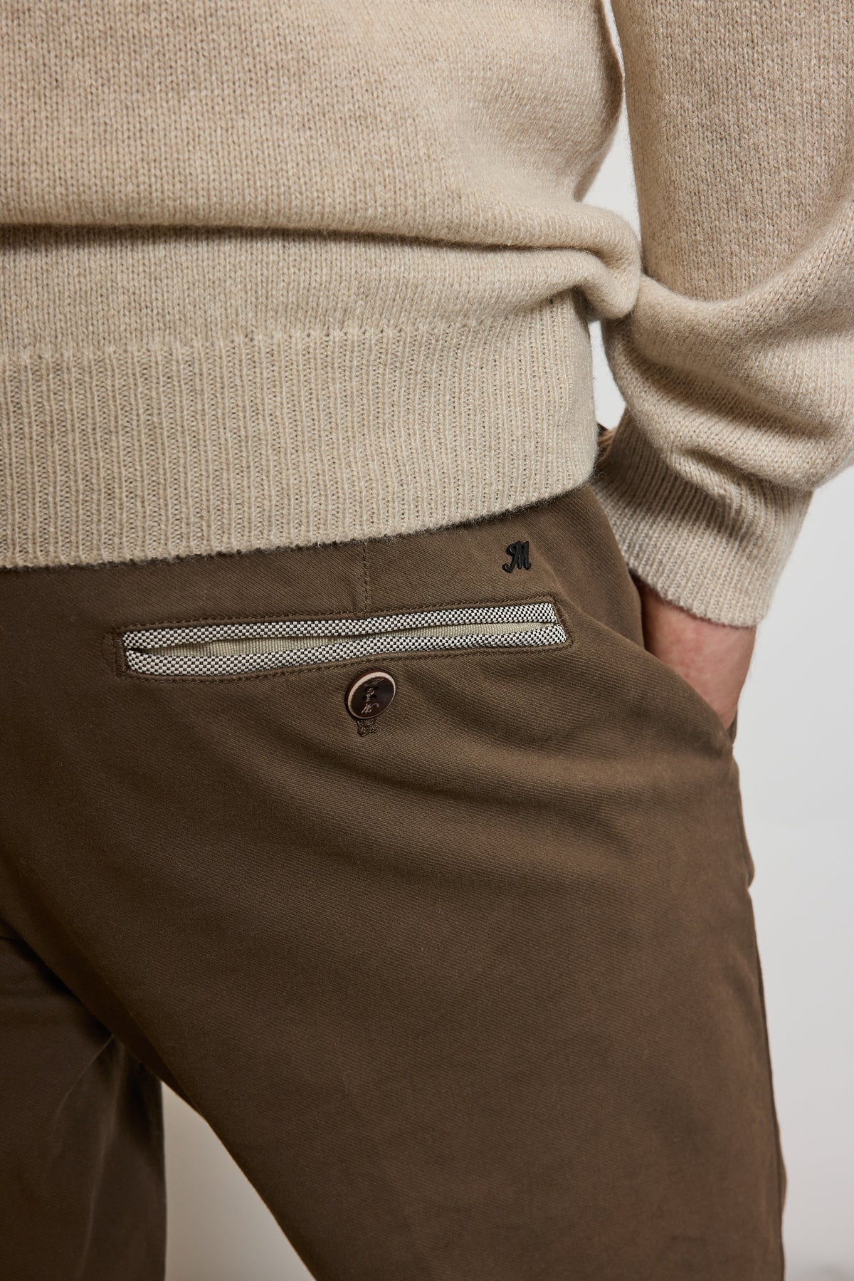 PANTALON GANSÉ CHOCOLAT