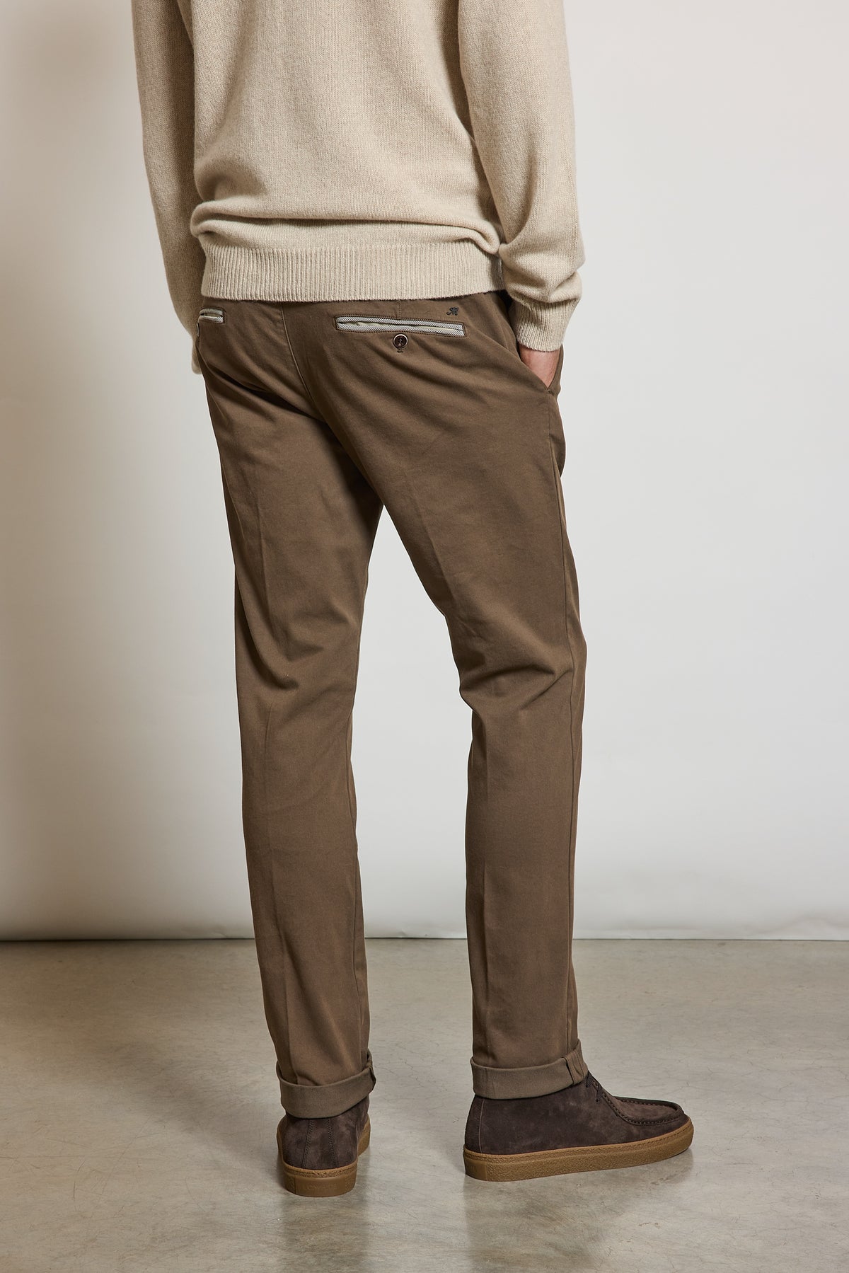 PANTALON GANSÉ CHOCOLAT