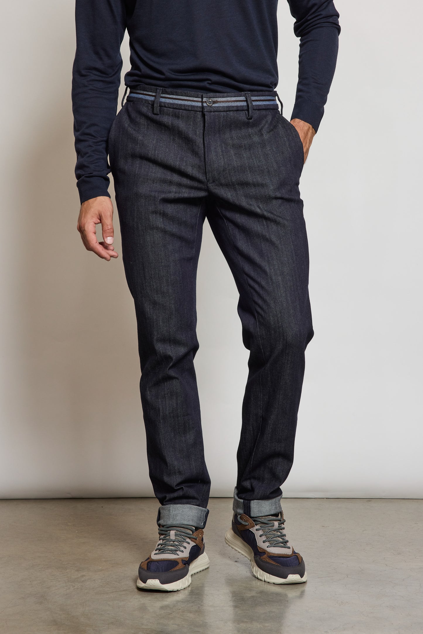 PANTALON LARGE GANSÉ DENIM