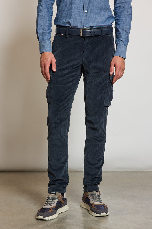 CORDUROY POCKET PANTS GRAY