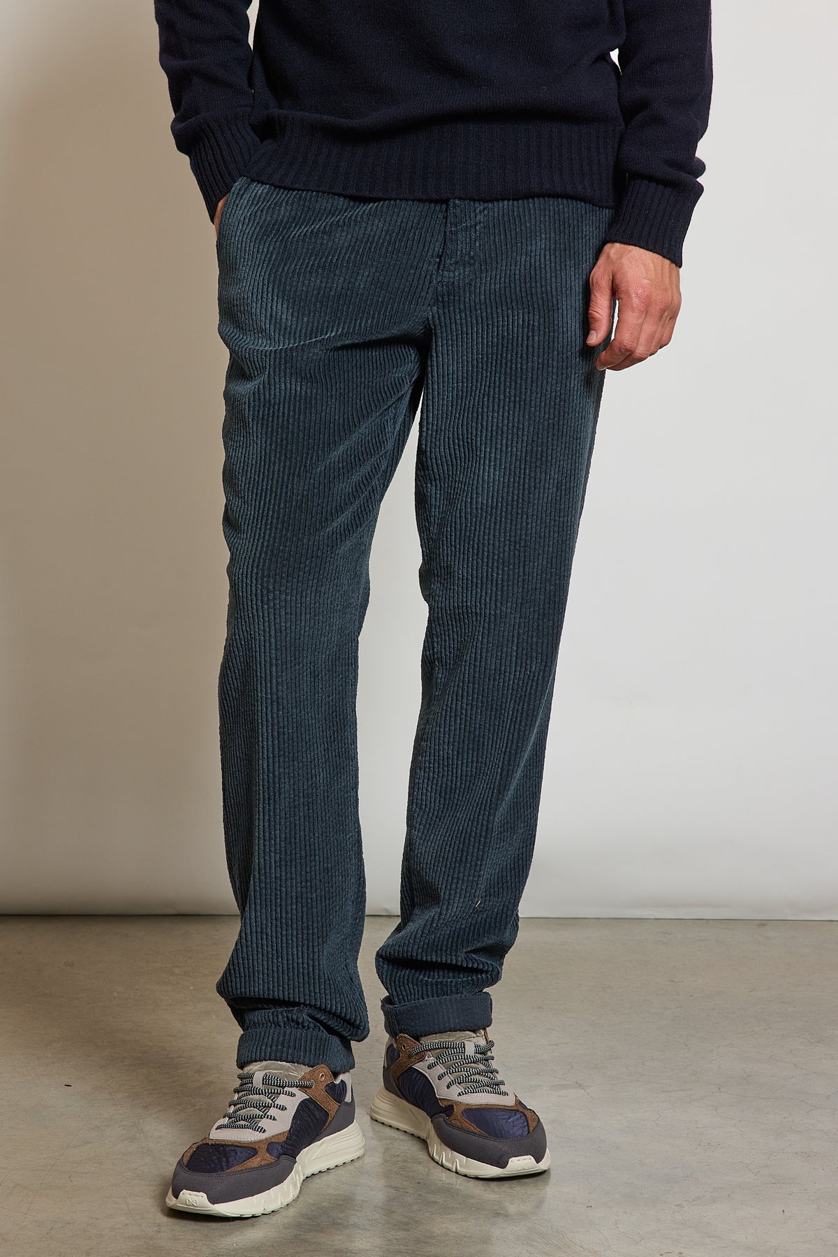 PANTALON CAROTTE ARDOISE