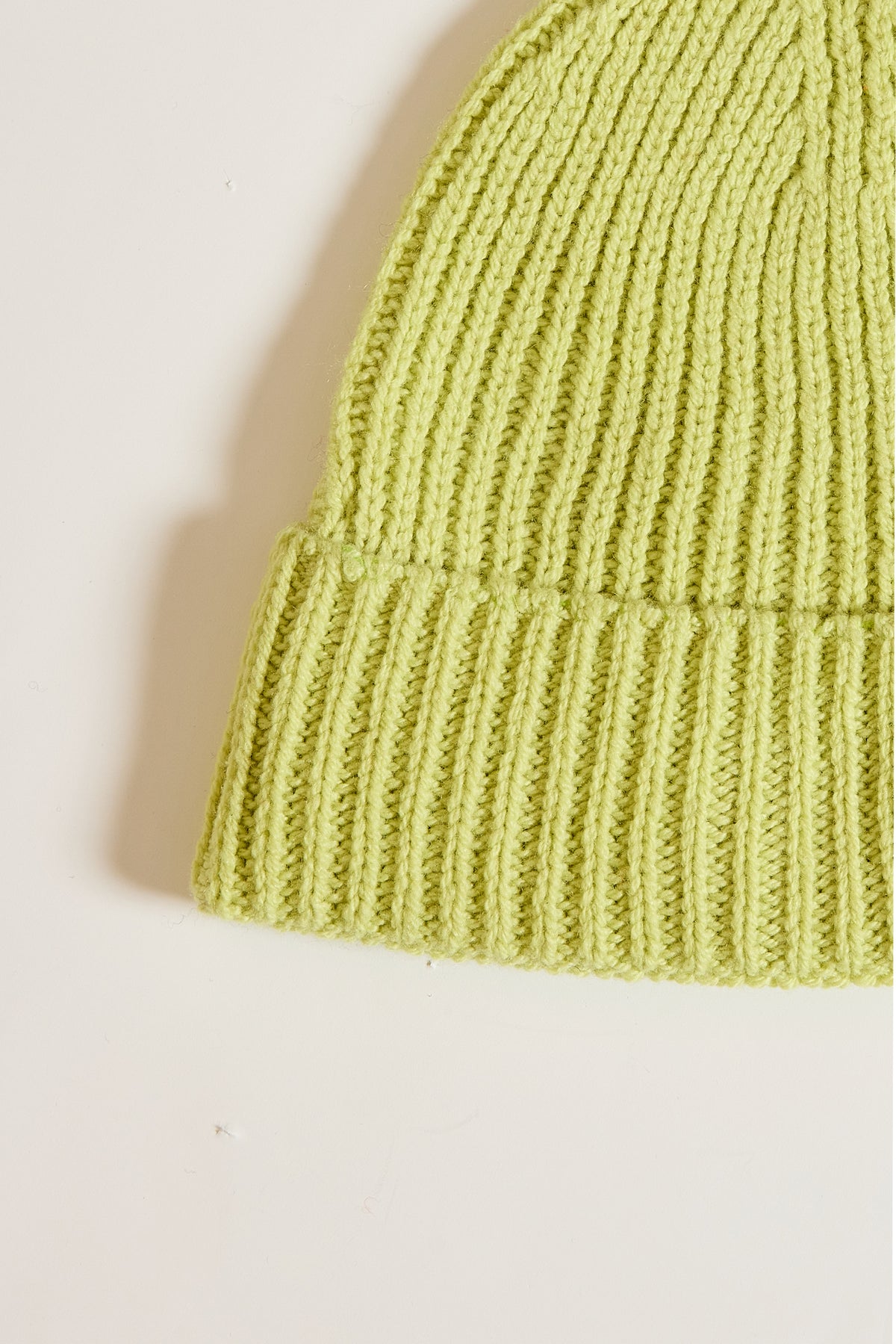 CASHMERE BEANIE LIME