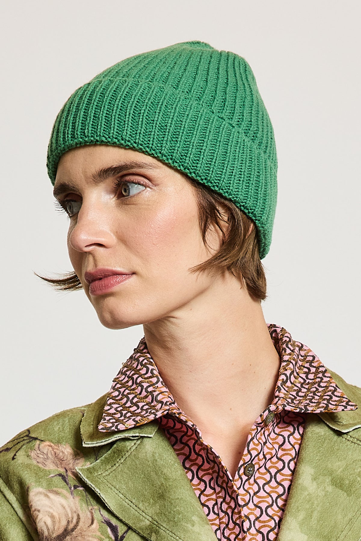 BONNET EN CACHEMIRE PIN