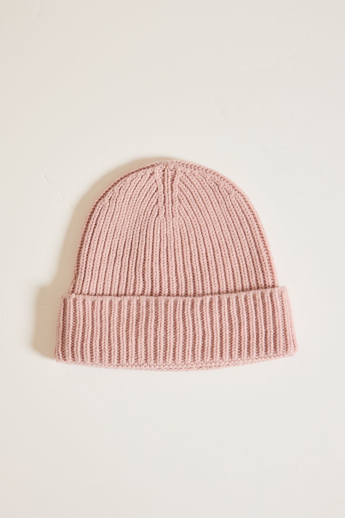 BONNET EN CACHEMIRE ROSE