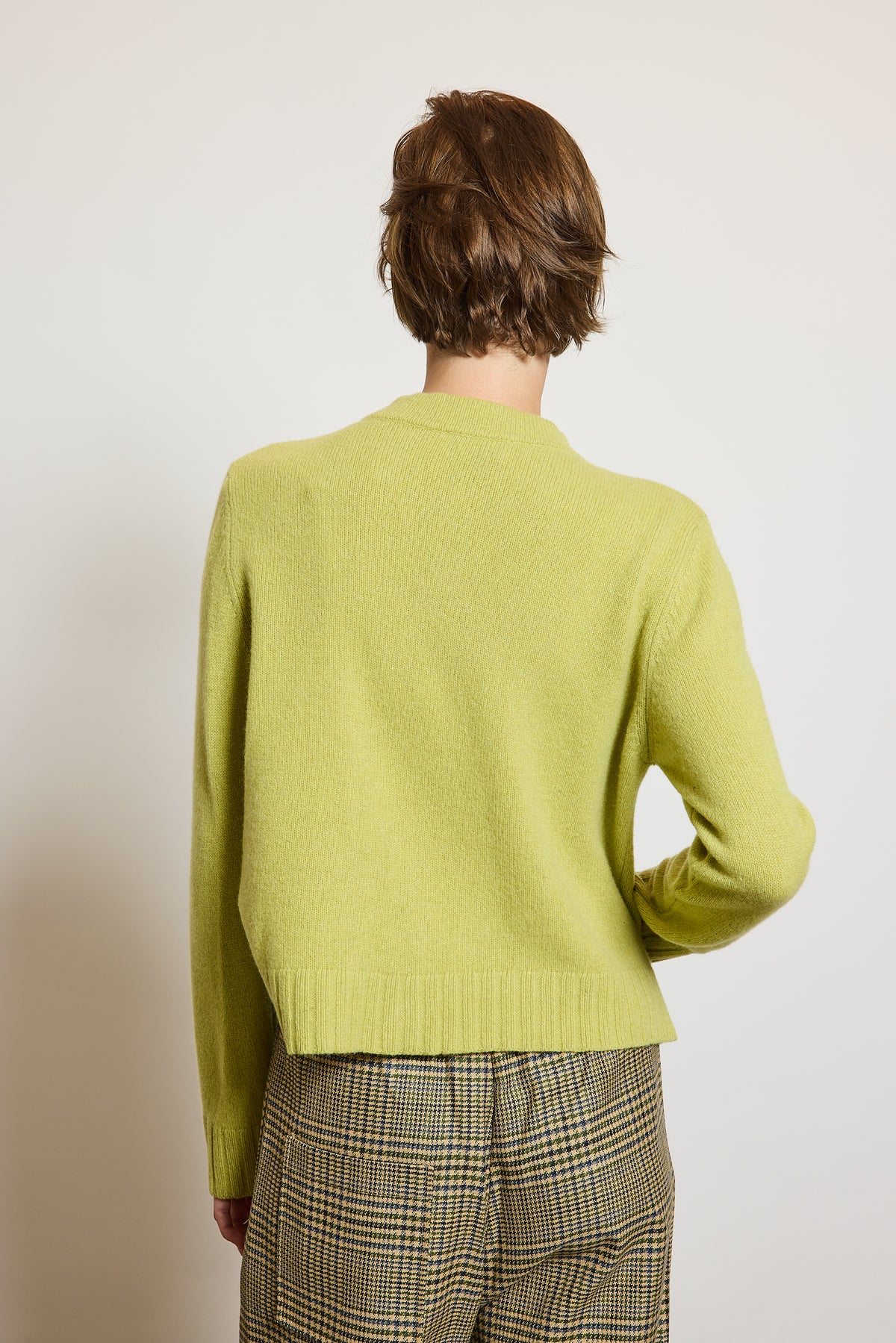 BLOUSON EN CACHEMIRE LIME