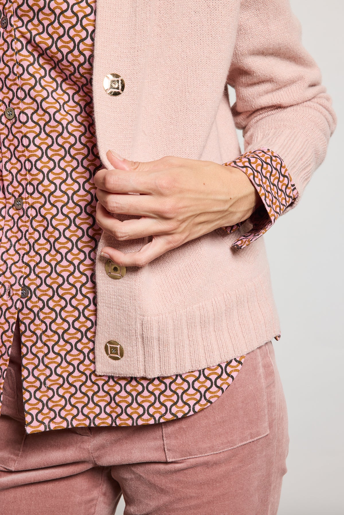 CASHMERE JACKET PINK