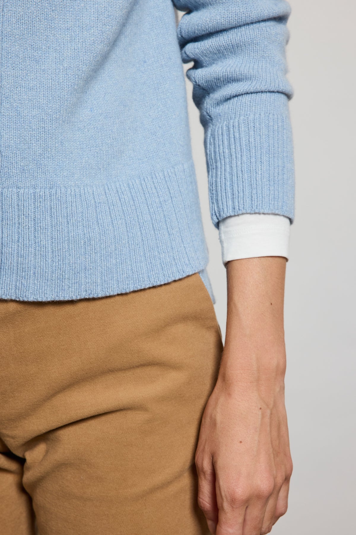 CASHMERE CARDIGAN SKY