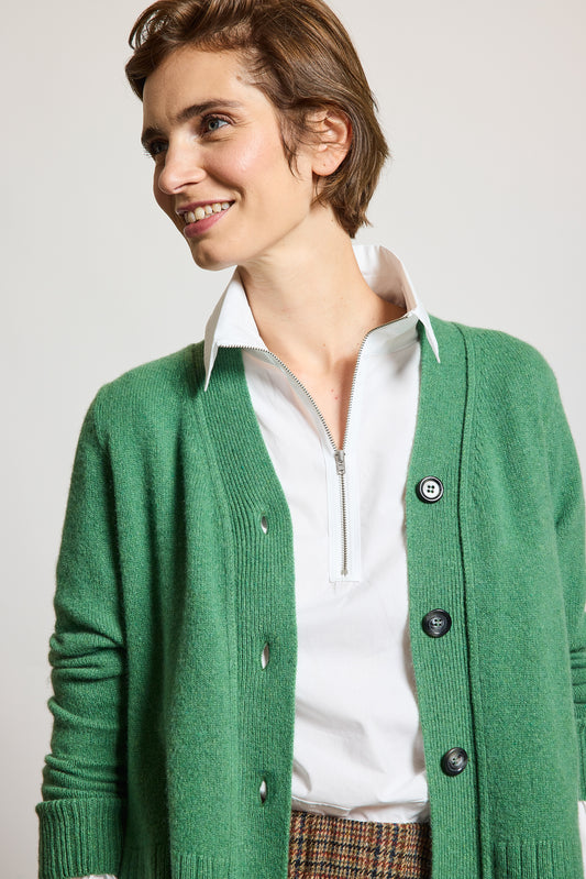 CARDIGAN EN CACHEMIRE PIN