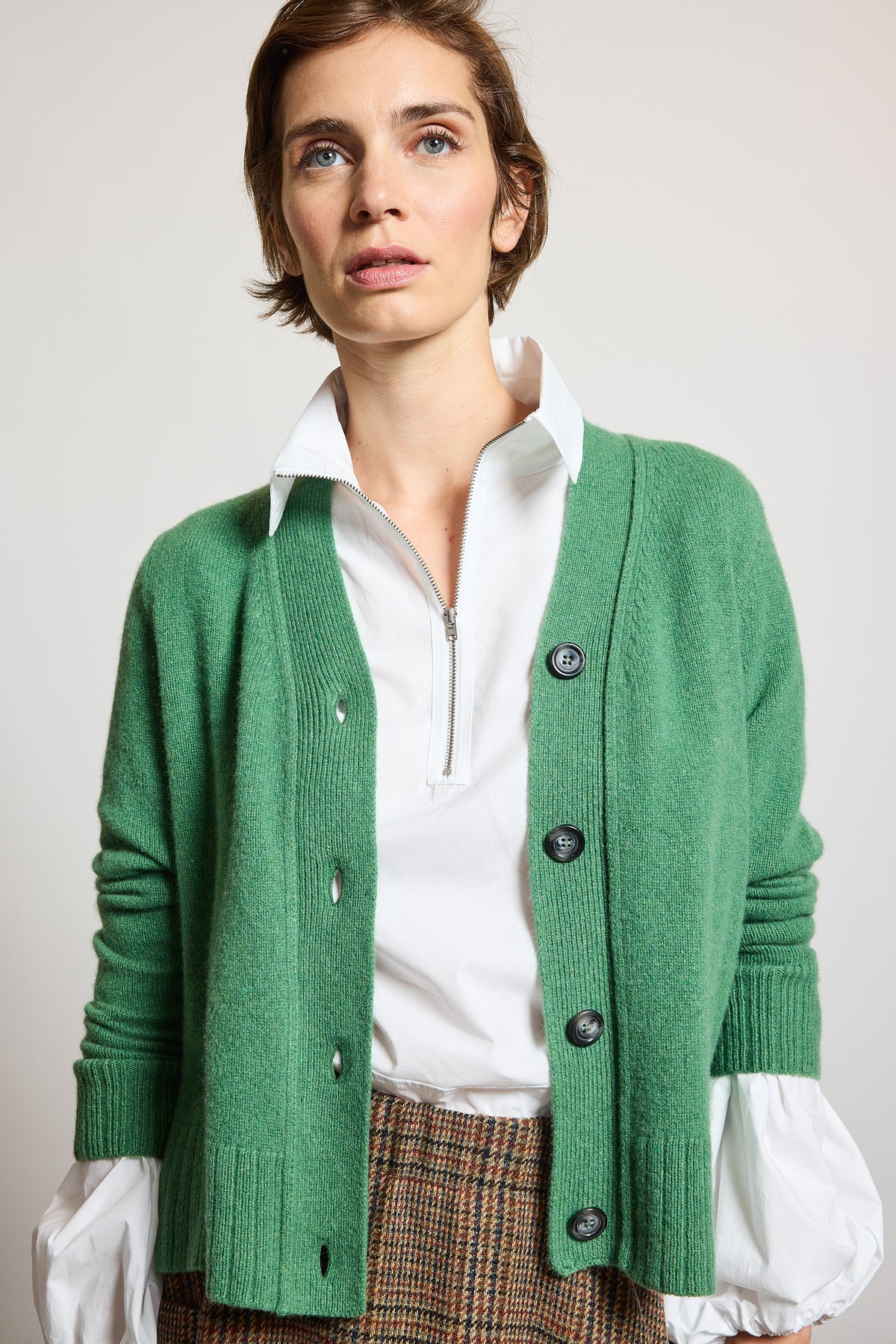 CARDIGAN EN CACHEMIRE PIN