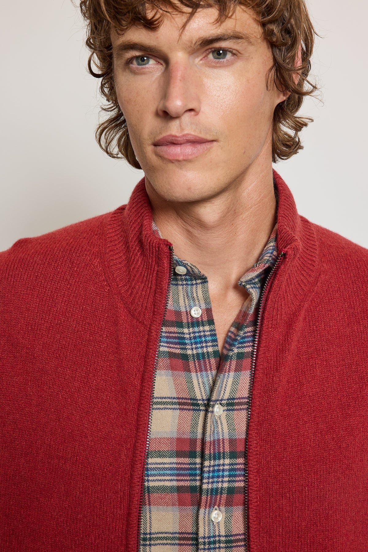 CASHMERE CARDIGAN TERRACOTTA