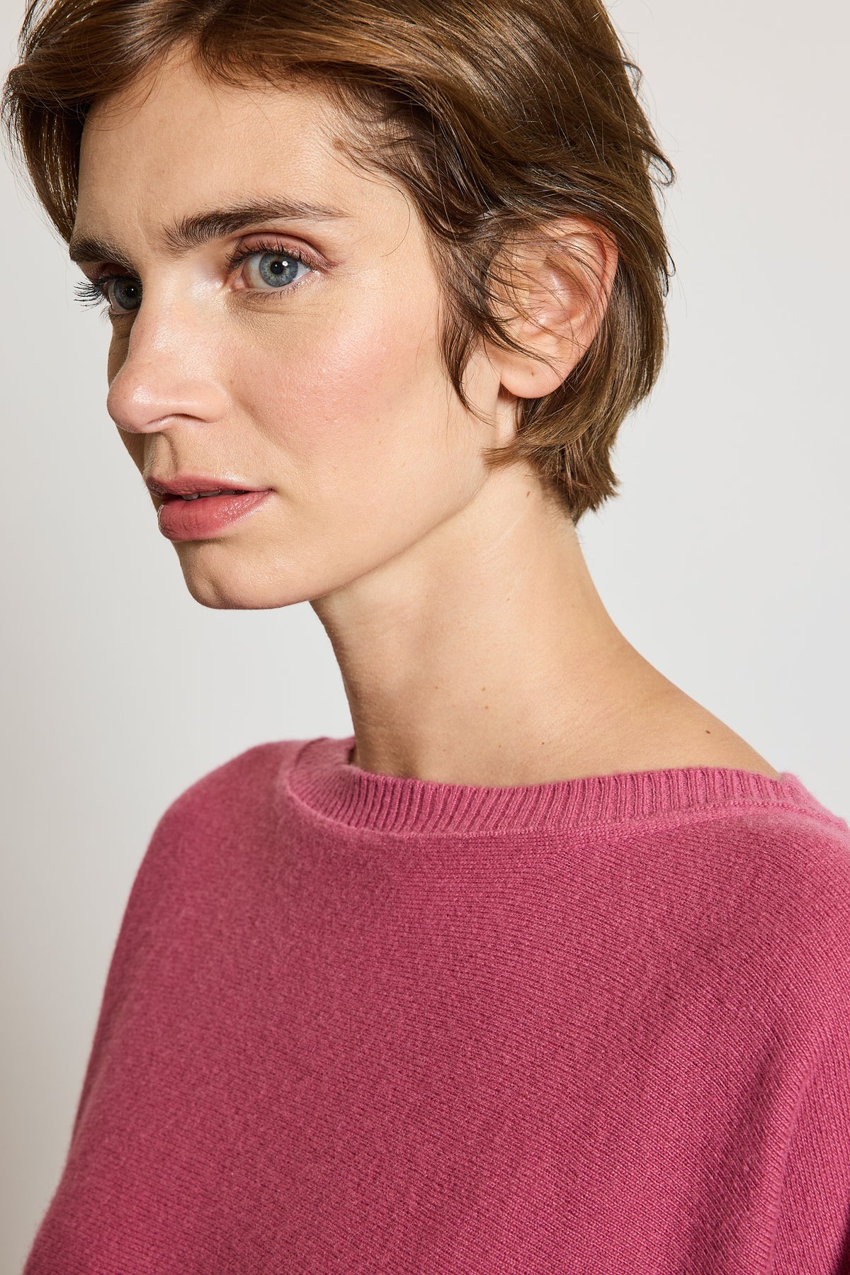 PULL EN LAINE ET CACHEMIRE BRUYÈRE