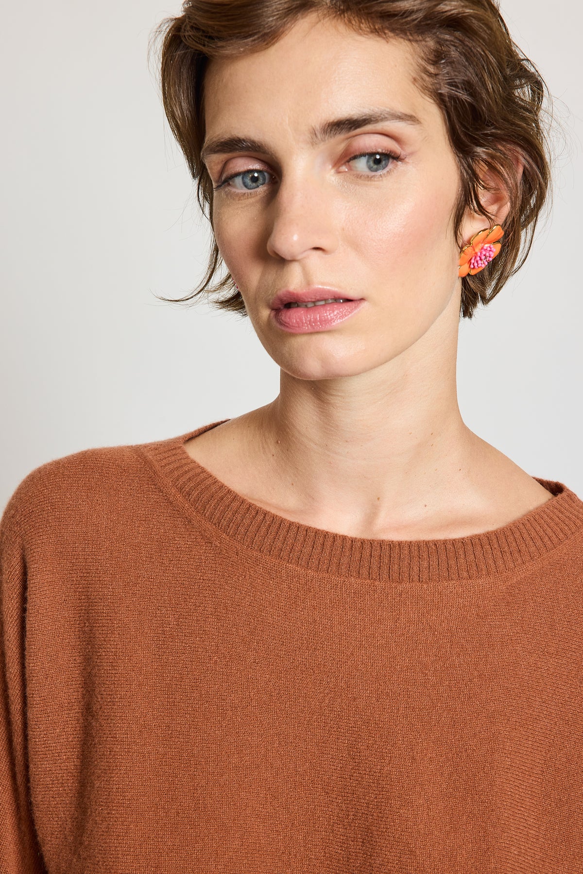 PULL EN LAINE ET CACHEMIRE CARAMEL