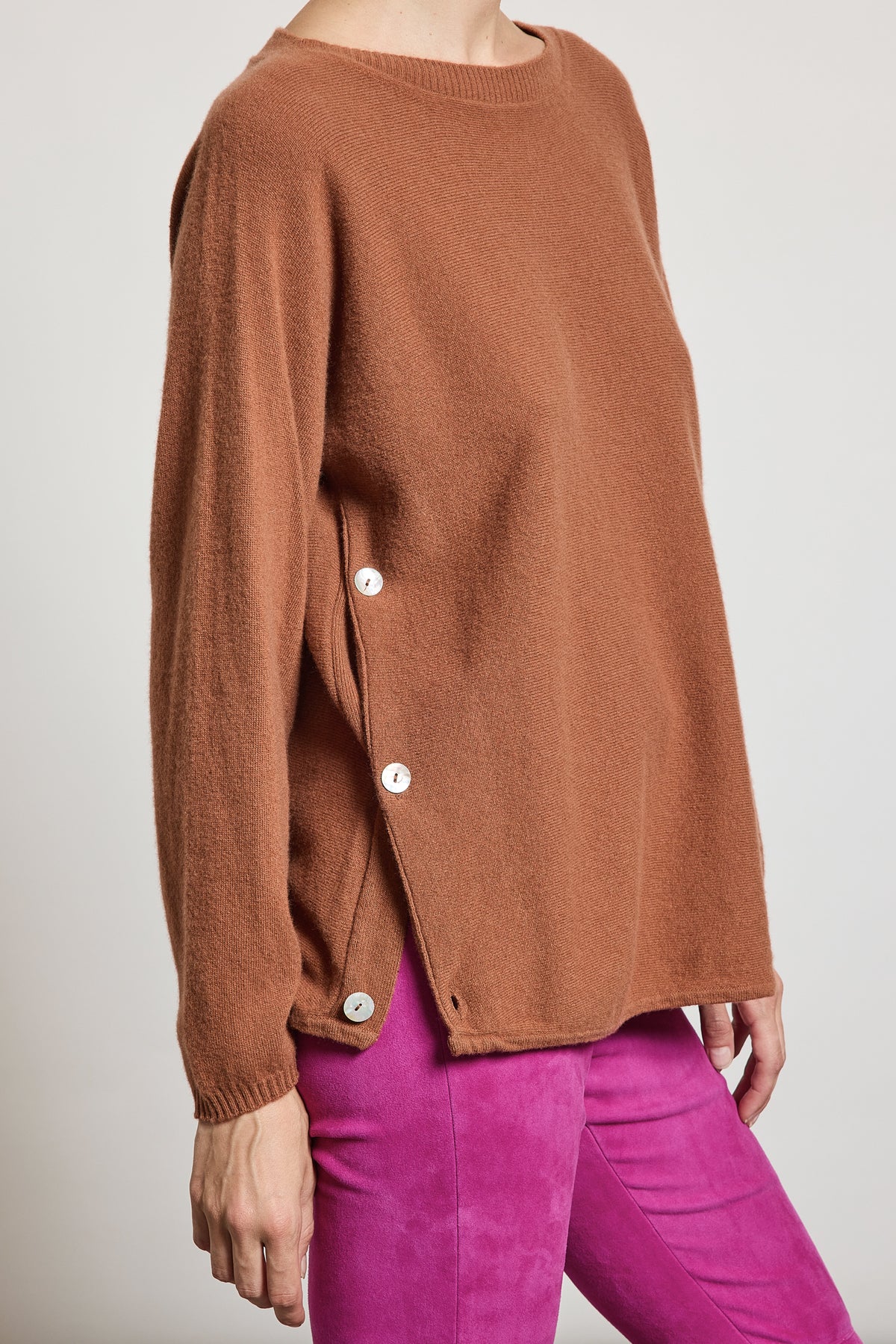 PULL EN LAINE ET CACHEMIRE CARAMEL