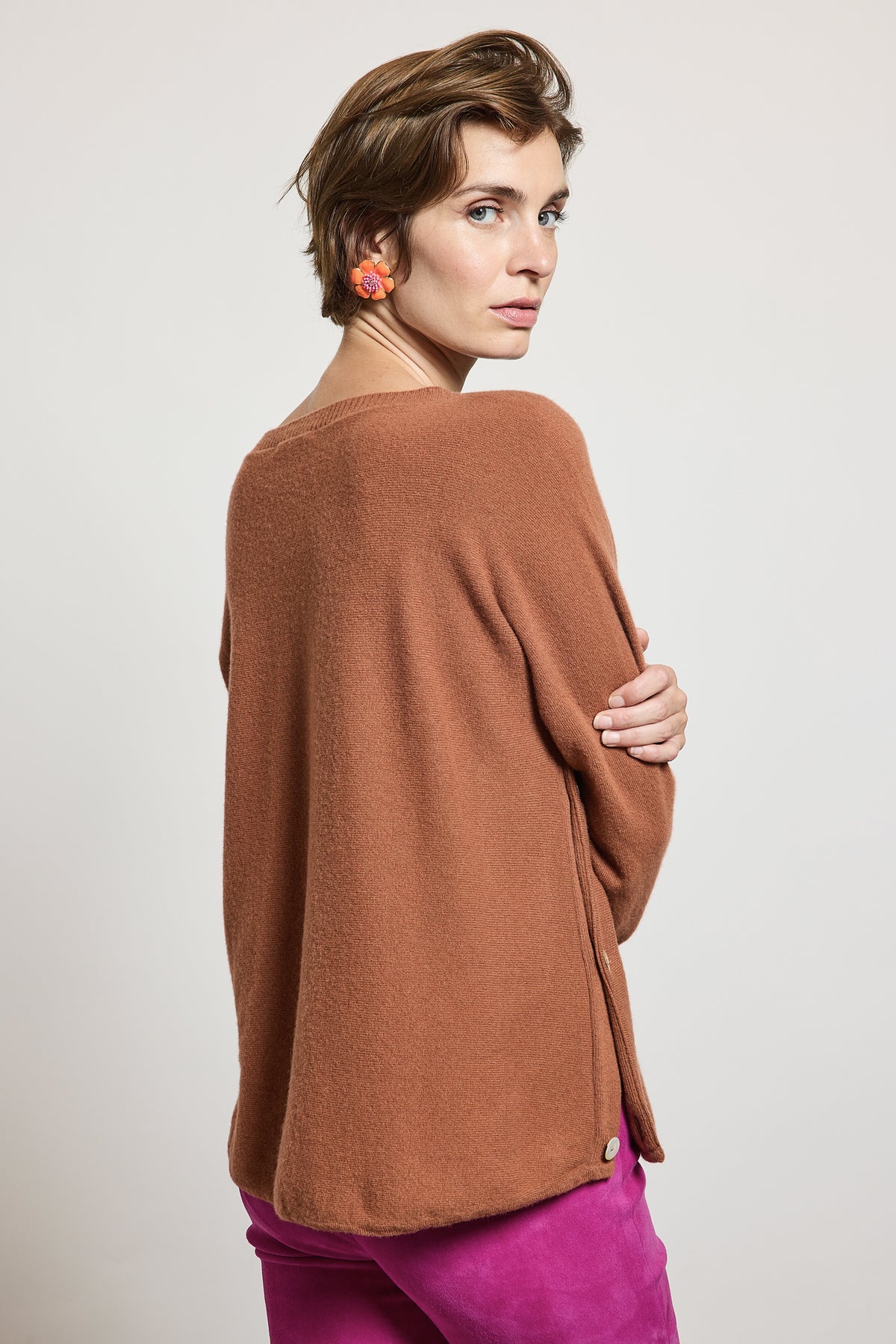 PULL EN LAINE ET CACHEMIRE CARAMEL