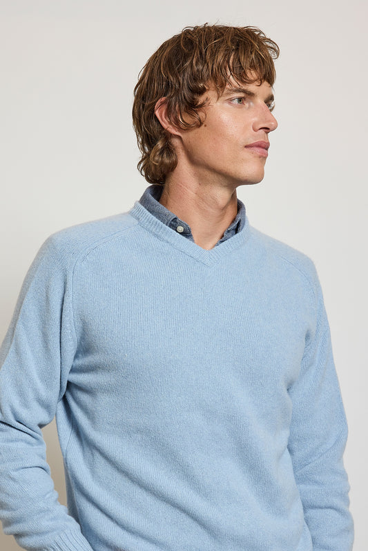 PULL EN CACHEMIRE CIEL