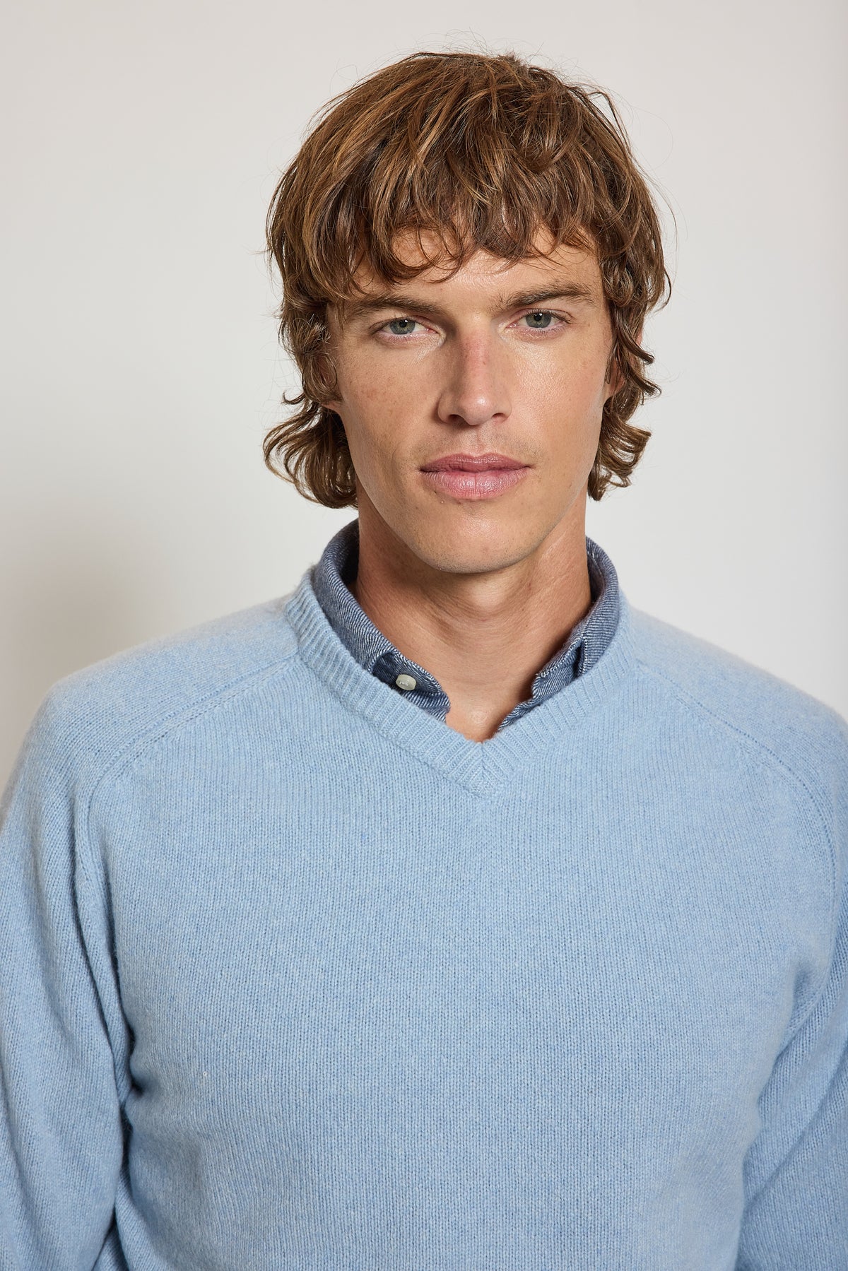 PULL EN CACHEMIRE CIEL