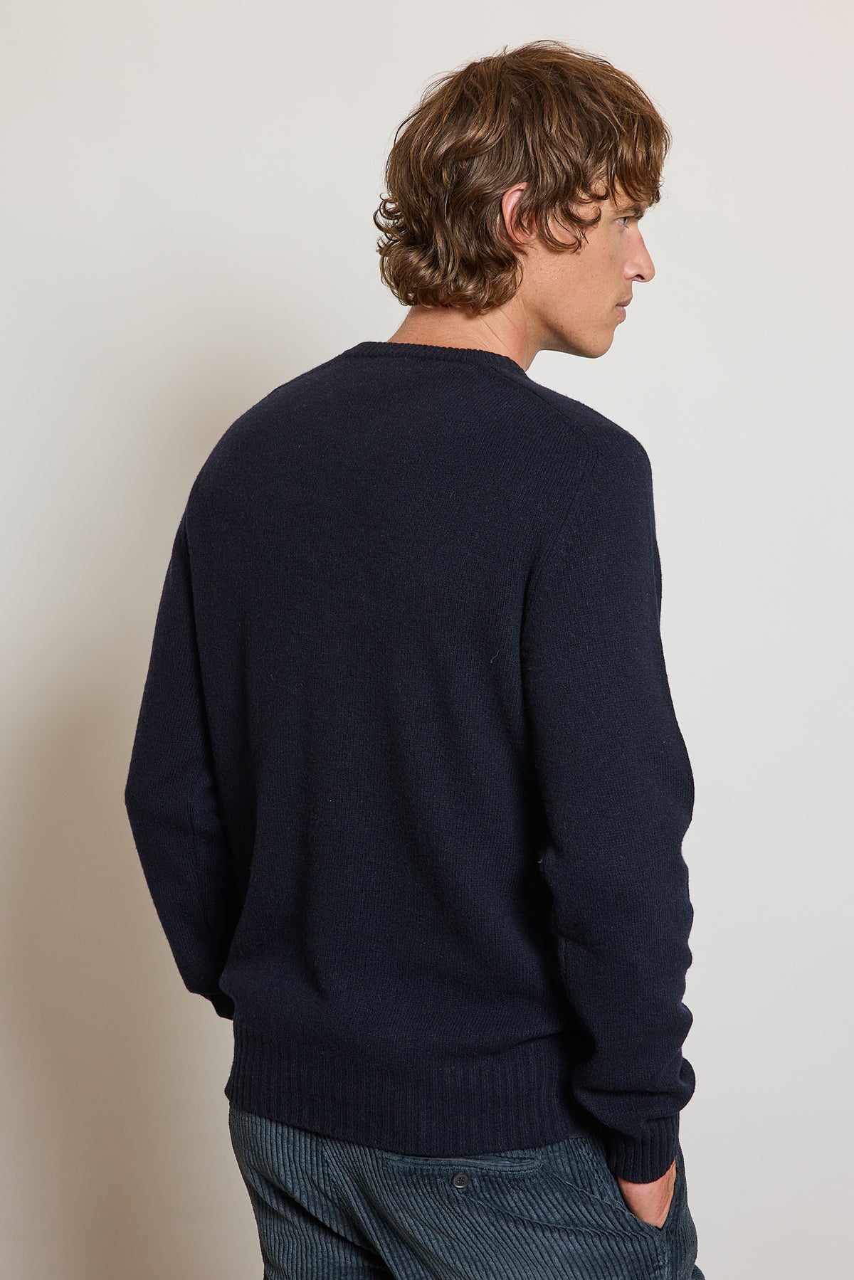 CASHMERE SWEATER NAVY
