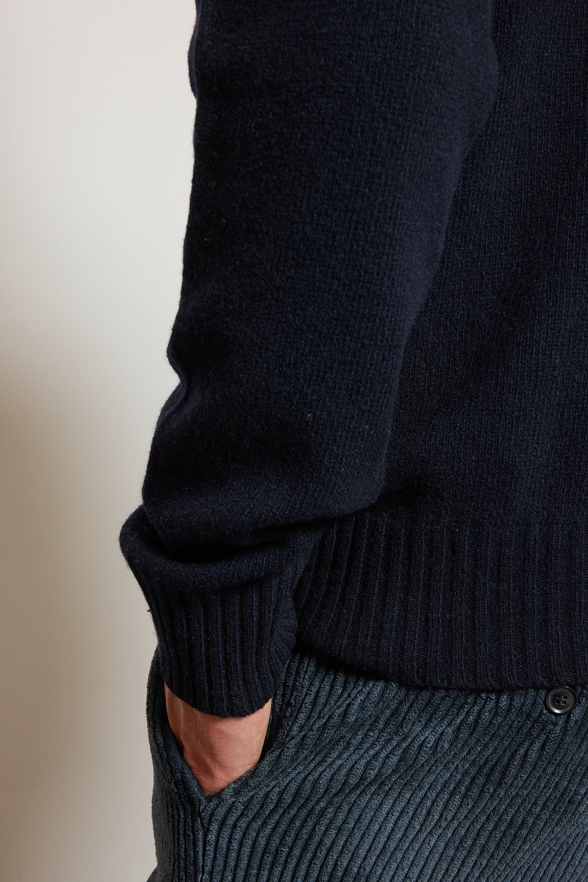 CASHMERE SWEATER NAVY