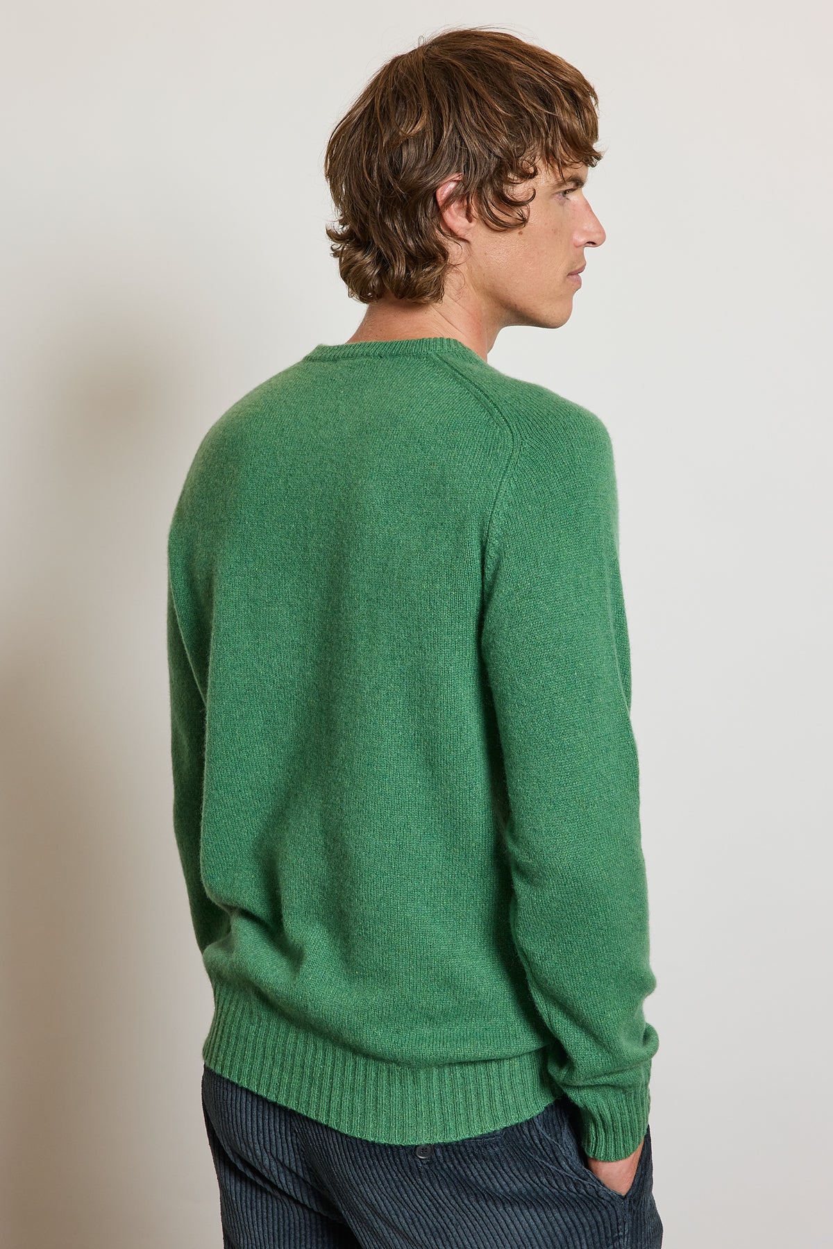 CASHMERE SWEATER PINE GREEN