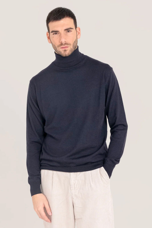 WOOL SWEATER NAVY