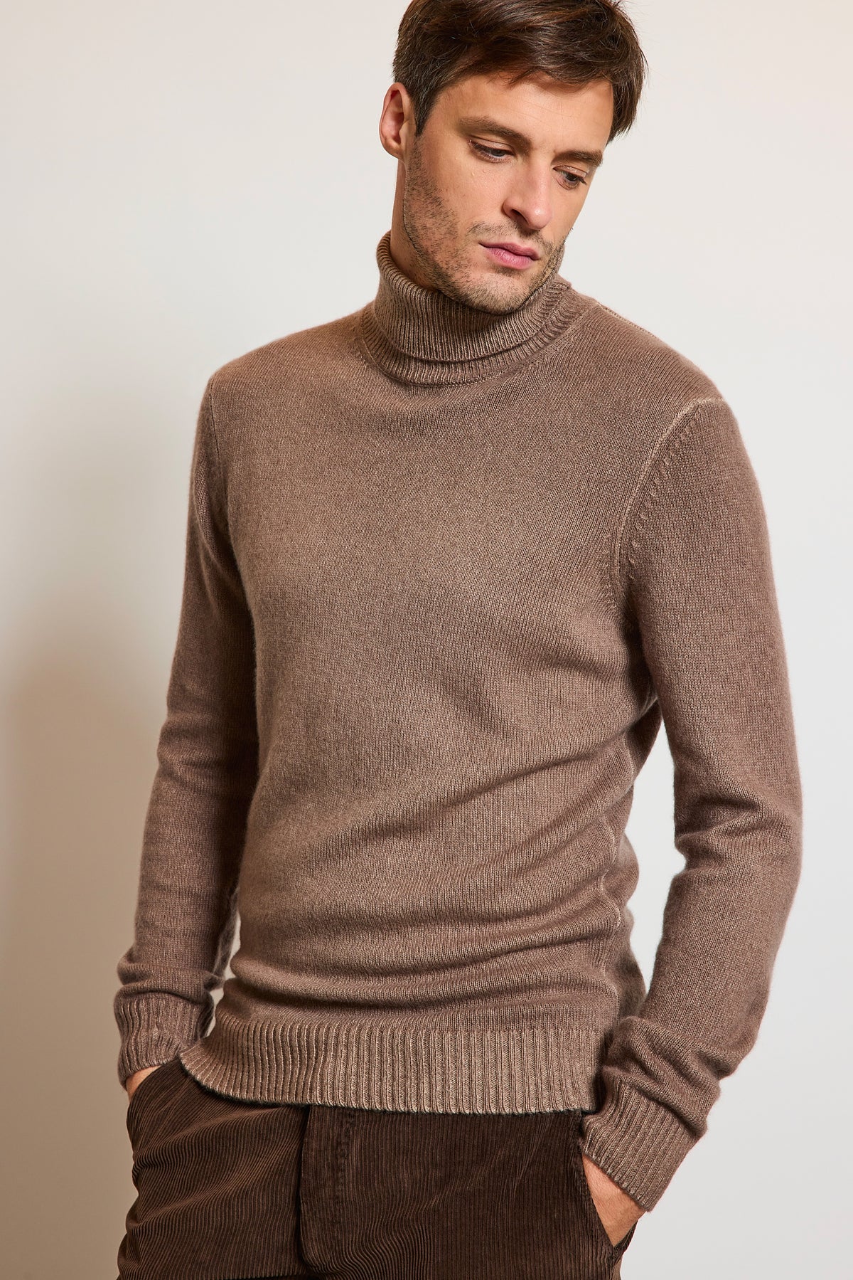 PULL EN CACHEMIRE BEIGE