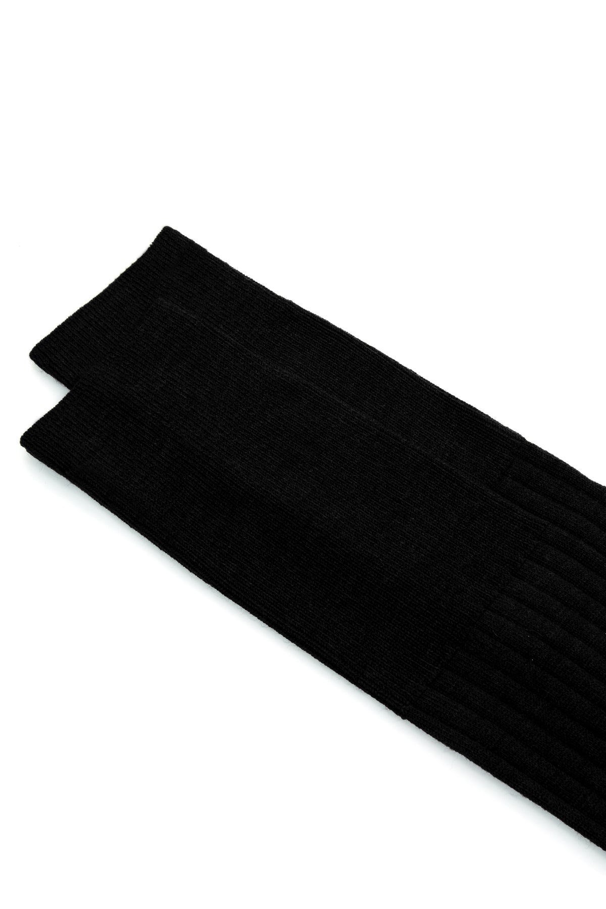 CHAUSSETTES HAUTES EN LAINE NOIRES