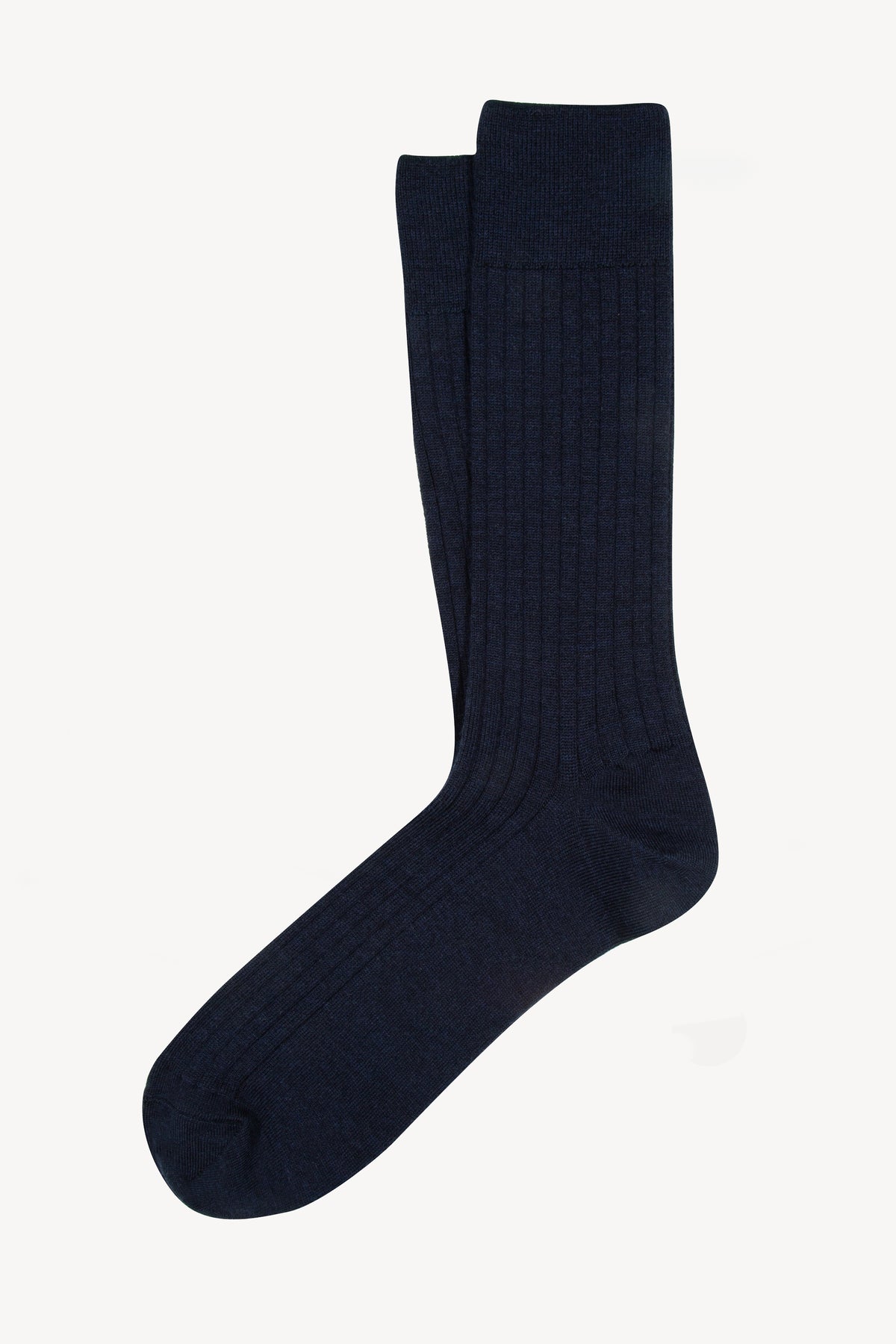 CHAUSSETTES EN LAINE MARINE