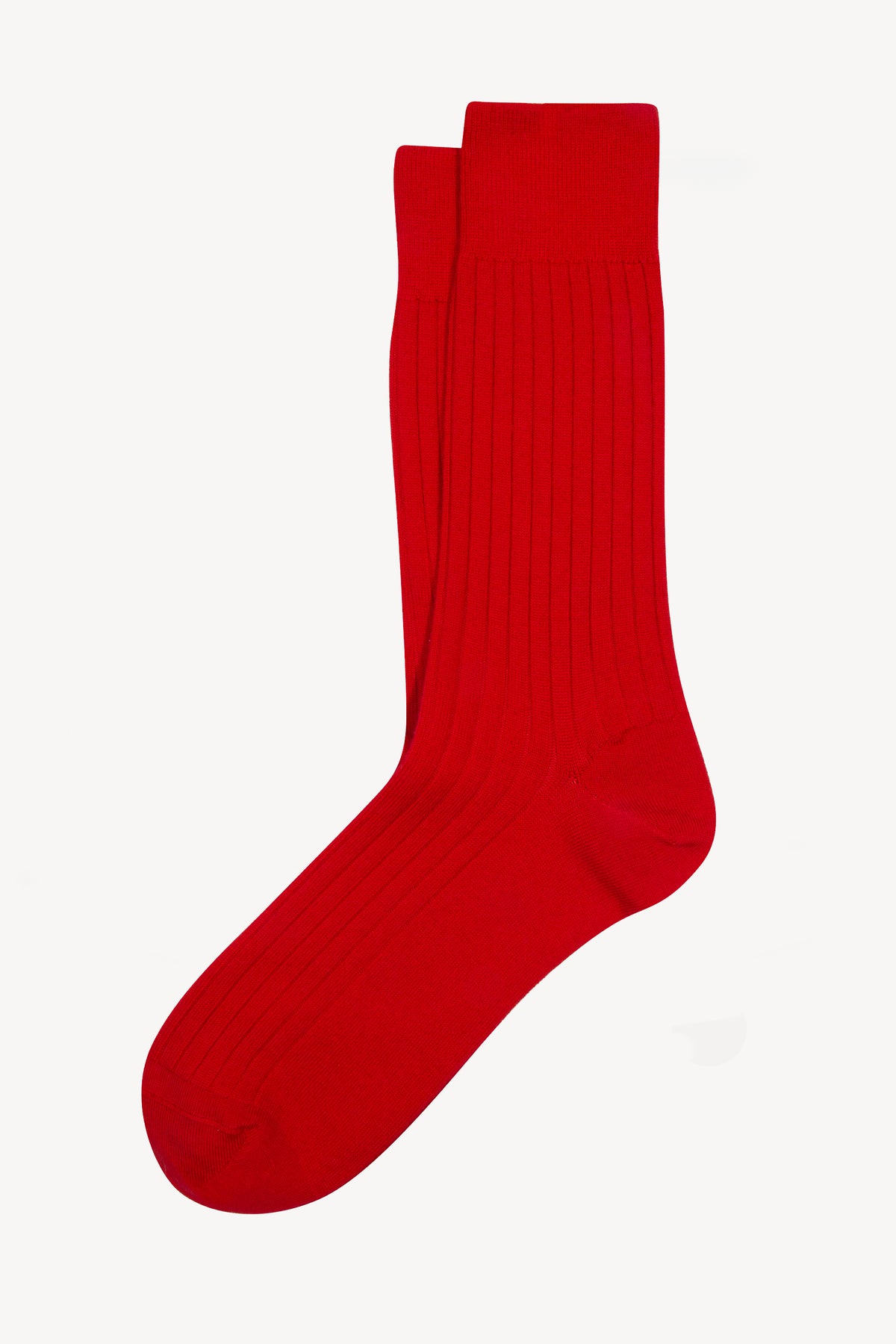 CHAUSSETTES EN LAINE ROUGE