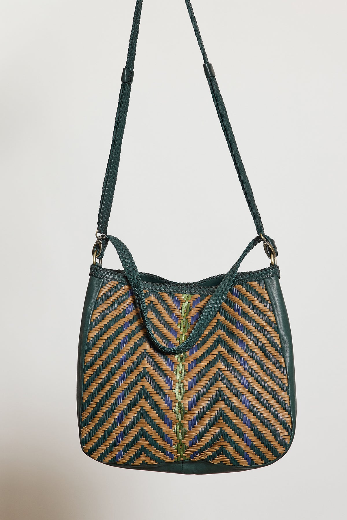 SAC TRÉSSÉ MULTICOLORE