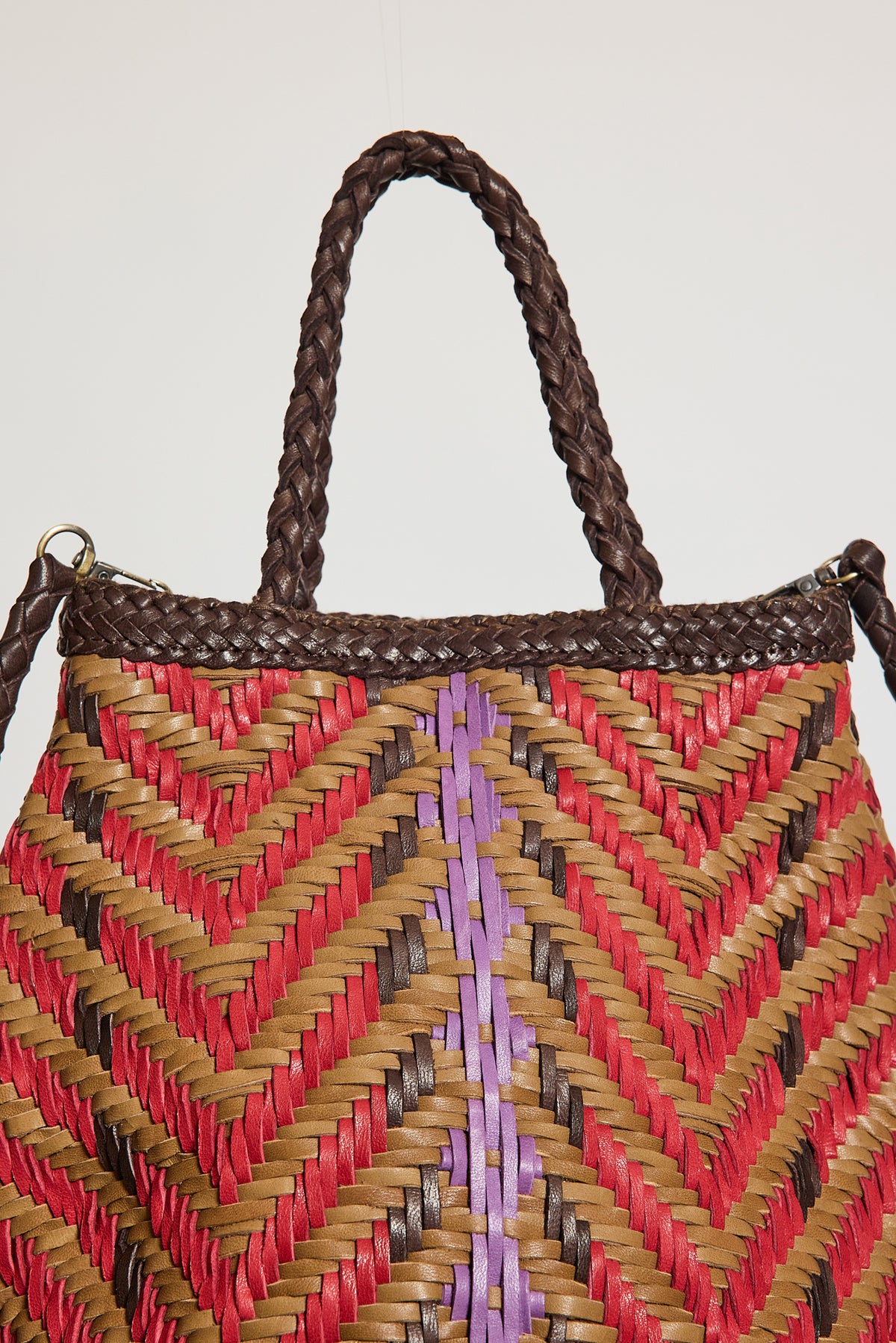 SAC TRÉSSÉ MINI MULTICOLORE