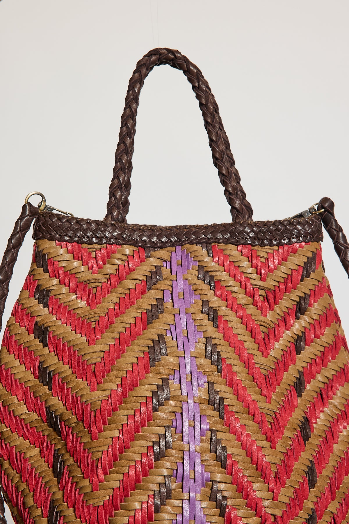 SAC TRÉSSÉ MINI MULTICOLORE