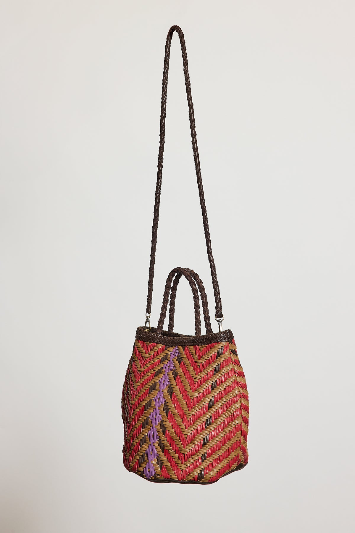 SAC TRÉSSÉ MINI MULTICOLORE