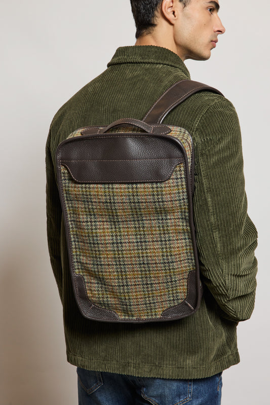 SAC À DOS PRINCE DE GALLES VERT