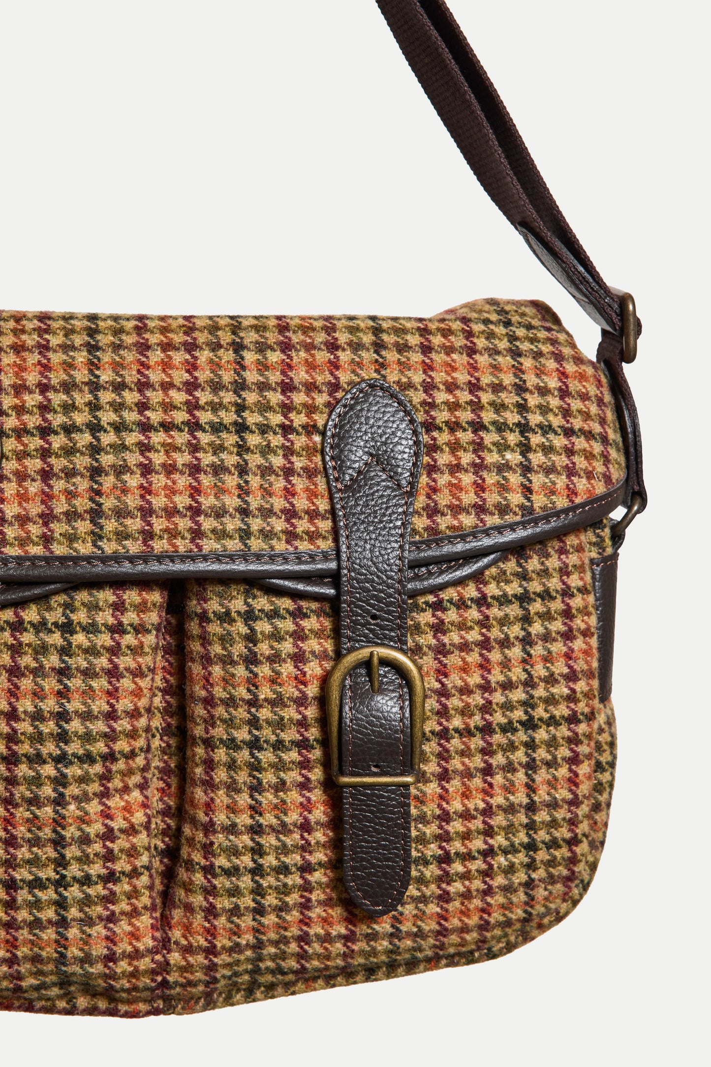 BESACE PRINCE DE GALLES CAMEL