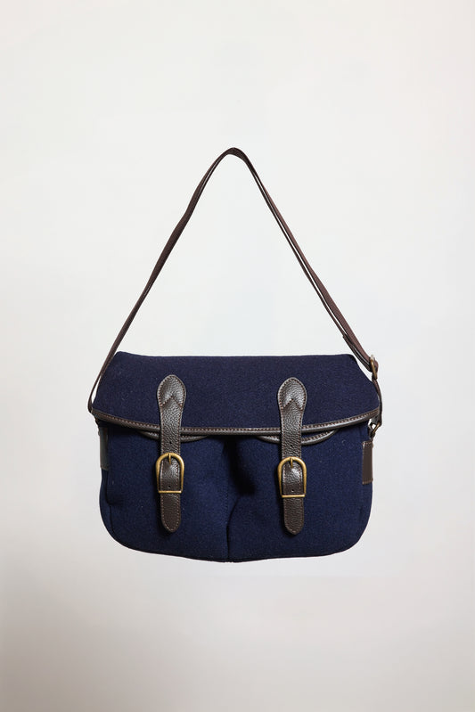 BESACE TWEED MARINE
