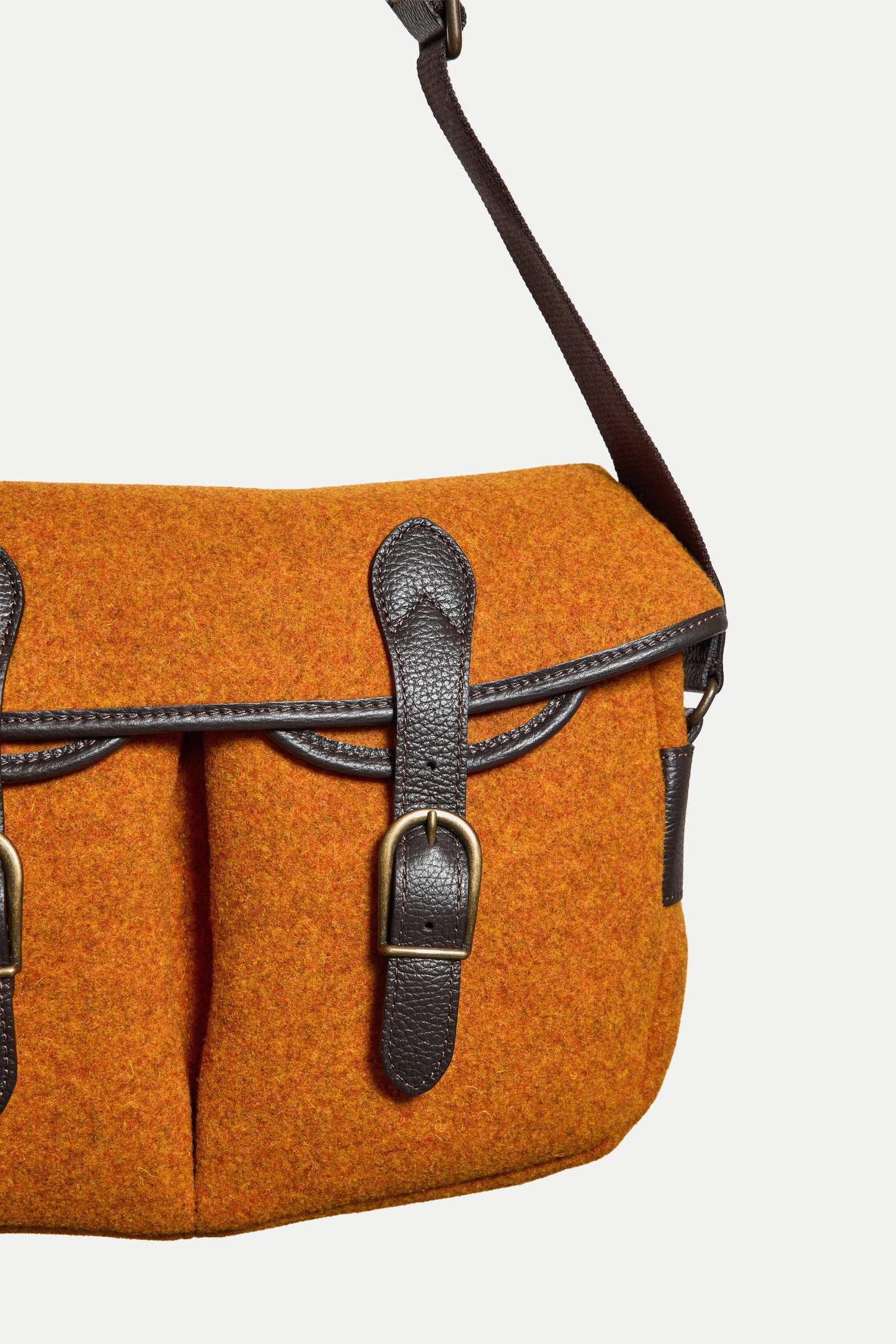 BESACE TWEED ORANGE