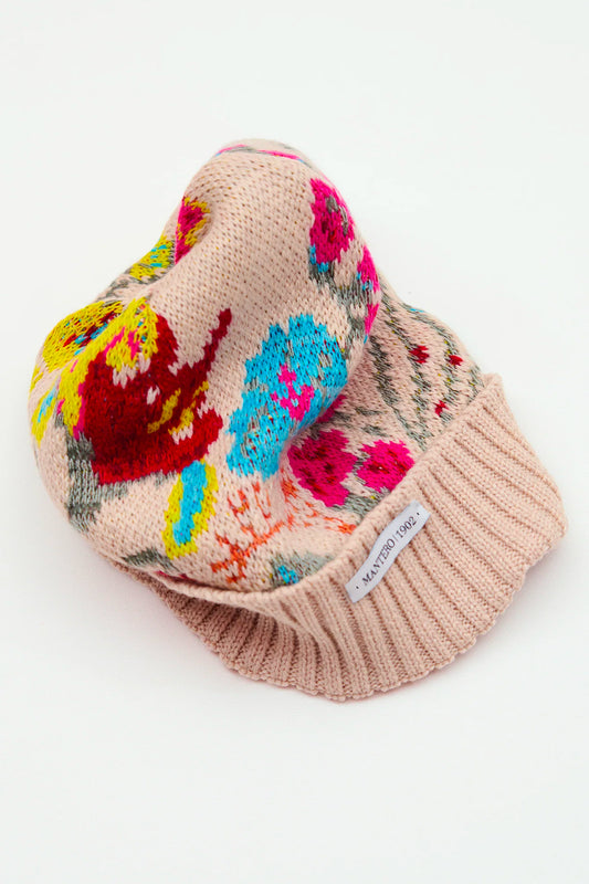 JACQUARD HAT BEIGE