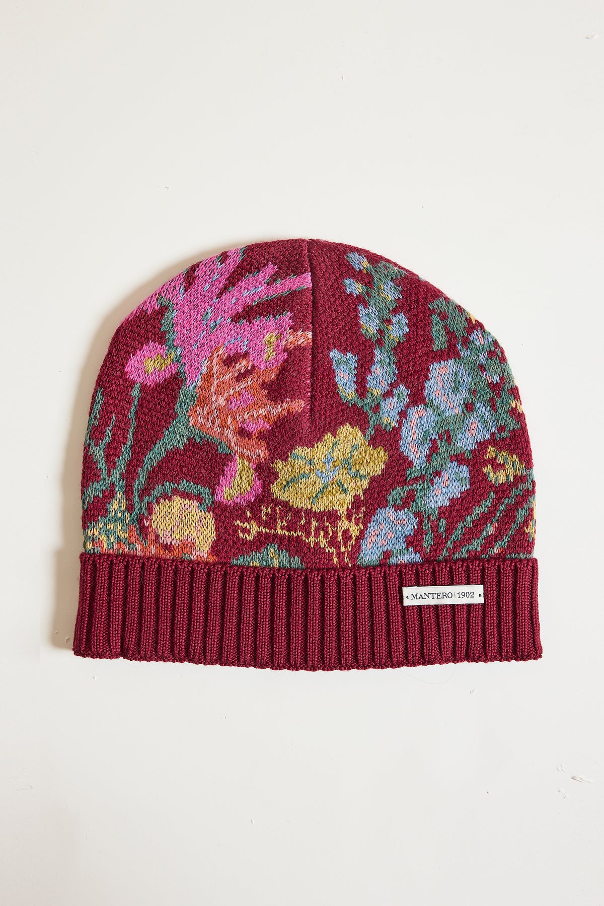 JACQUARD HAT BURGUNDY