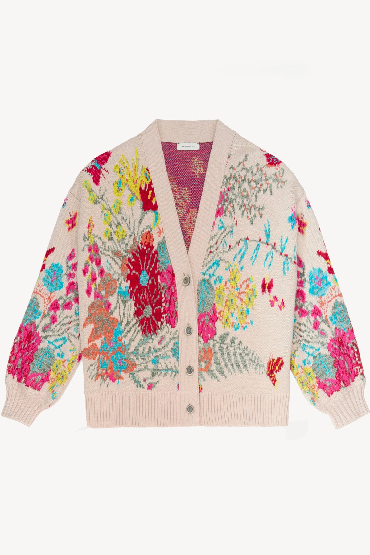 CARDIGAN JACQUARD BEIGE