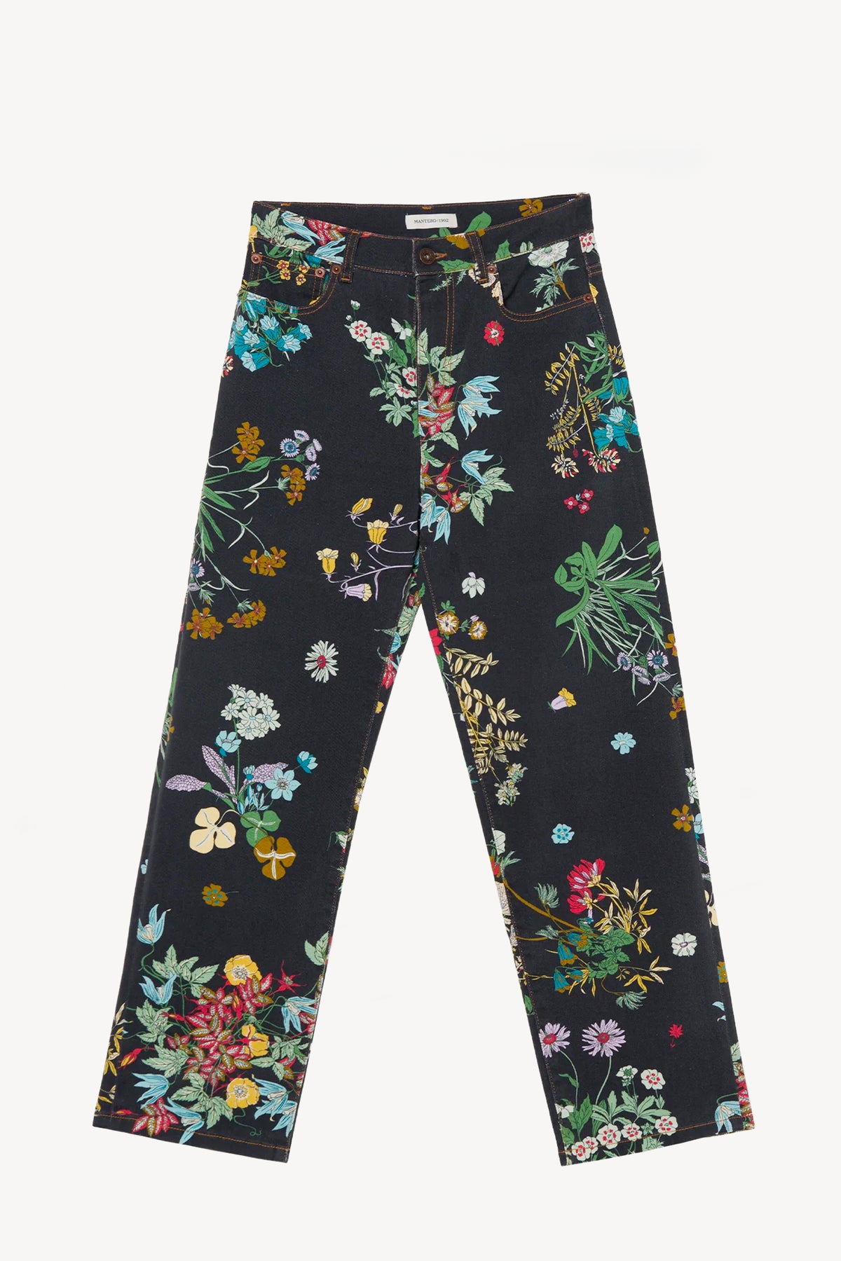 PRINTED JEANS GREY