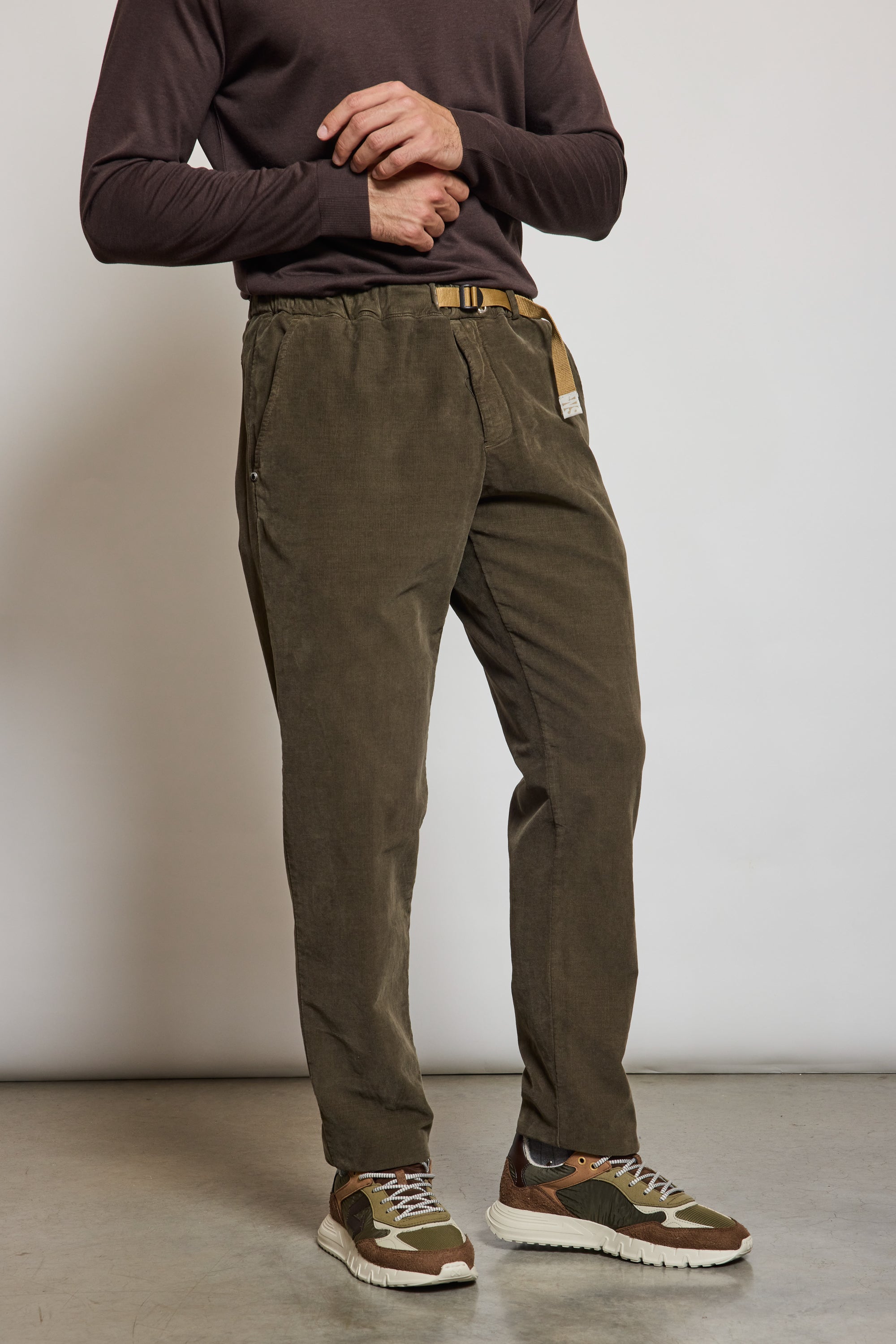 VELVET PANTS GREEN OF GRAY – Victoire Paris