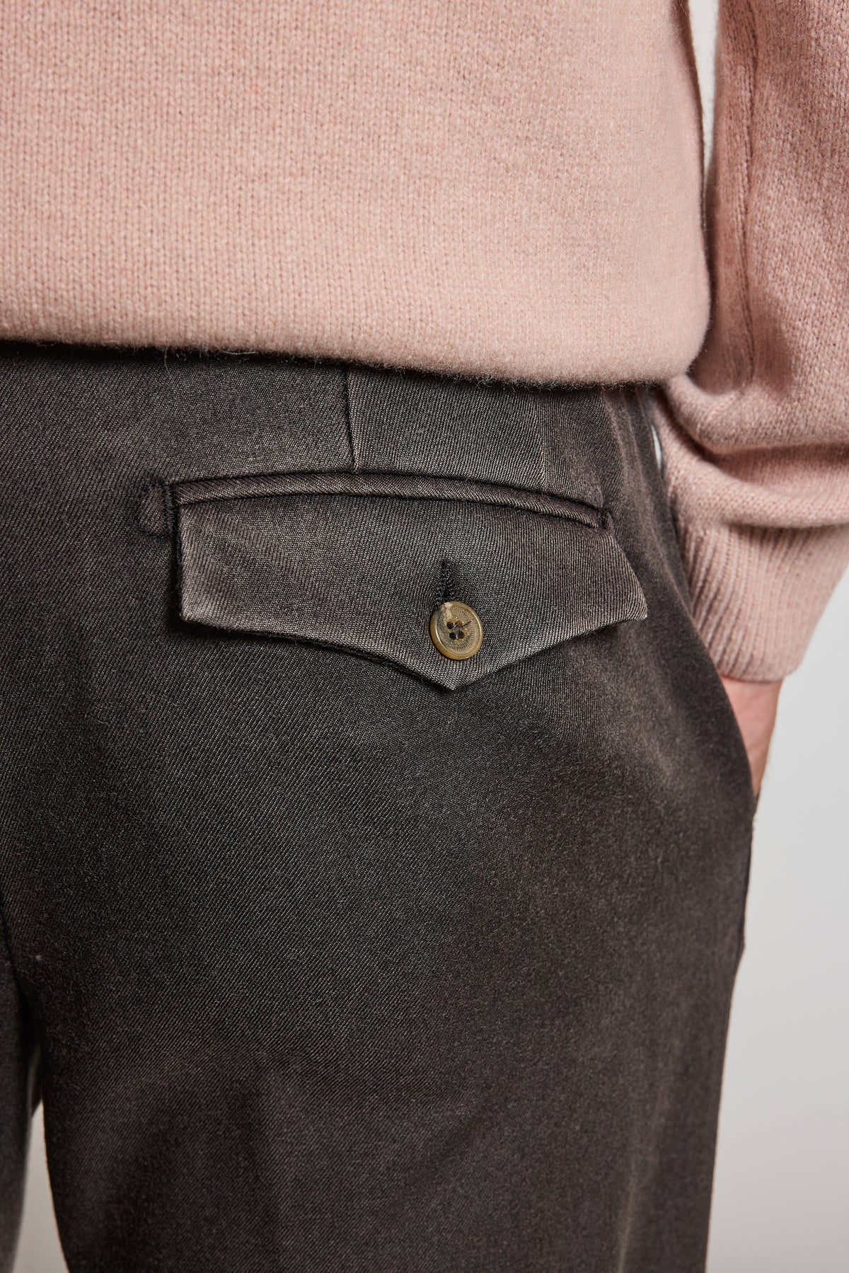 WOOL PANTS CHOCOLATE