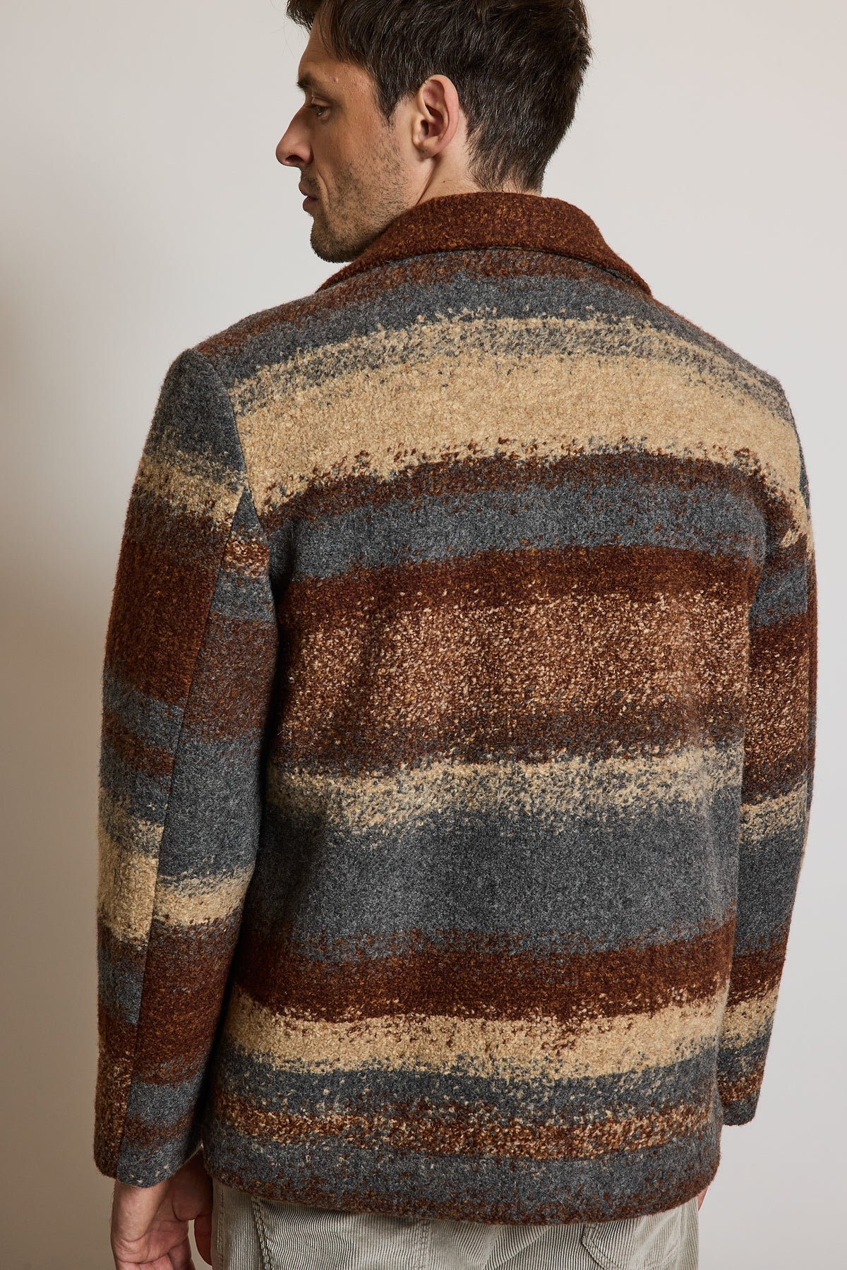 BLOUSON À RAYURES MULTICOLORE