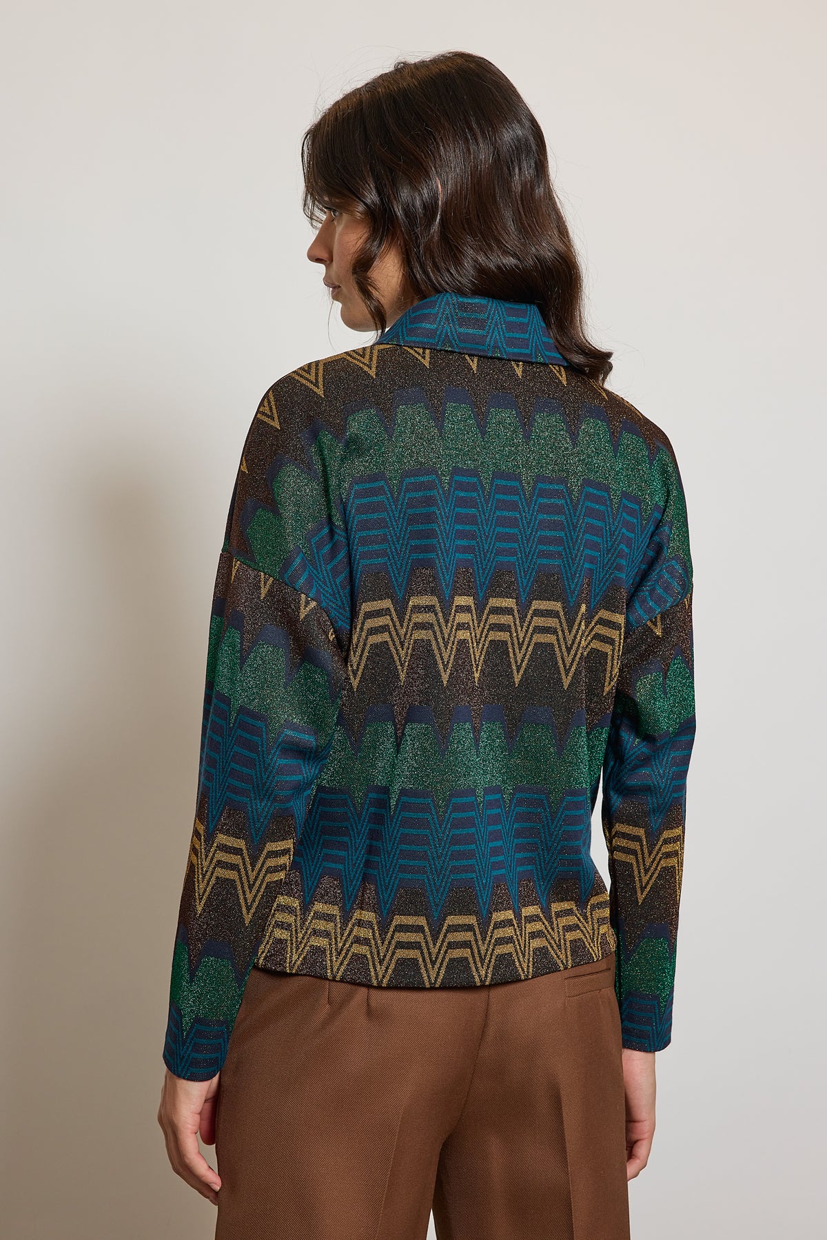 LUREX SHIRT BLUE