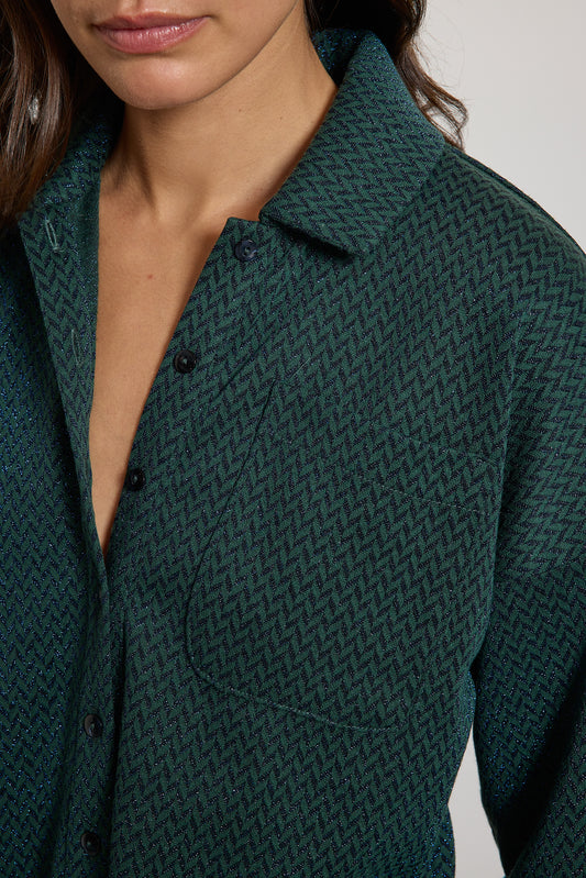 LUREX SHIRT GREEN