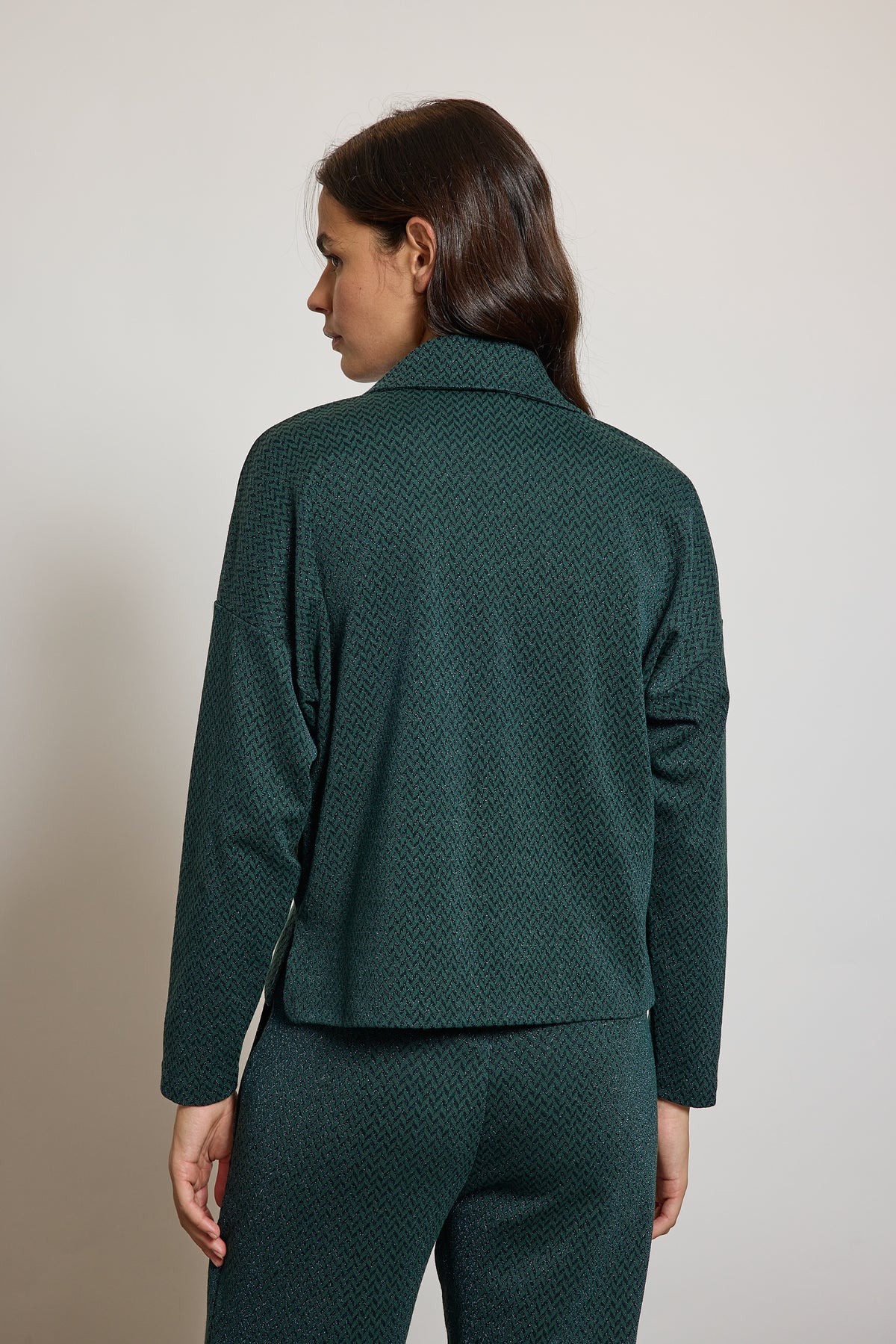 LUREX SHIRT GREEN
