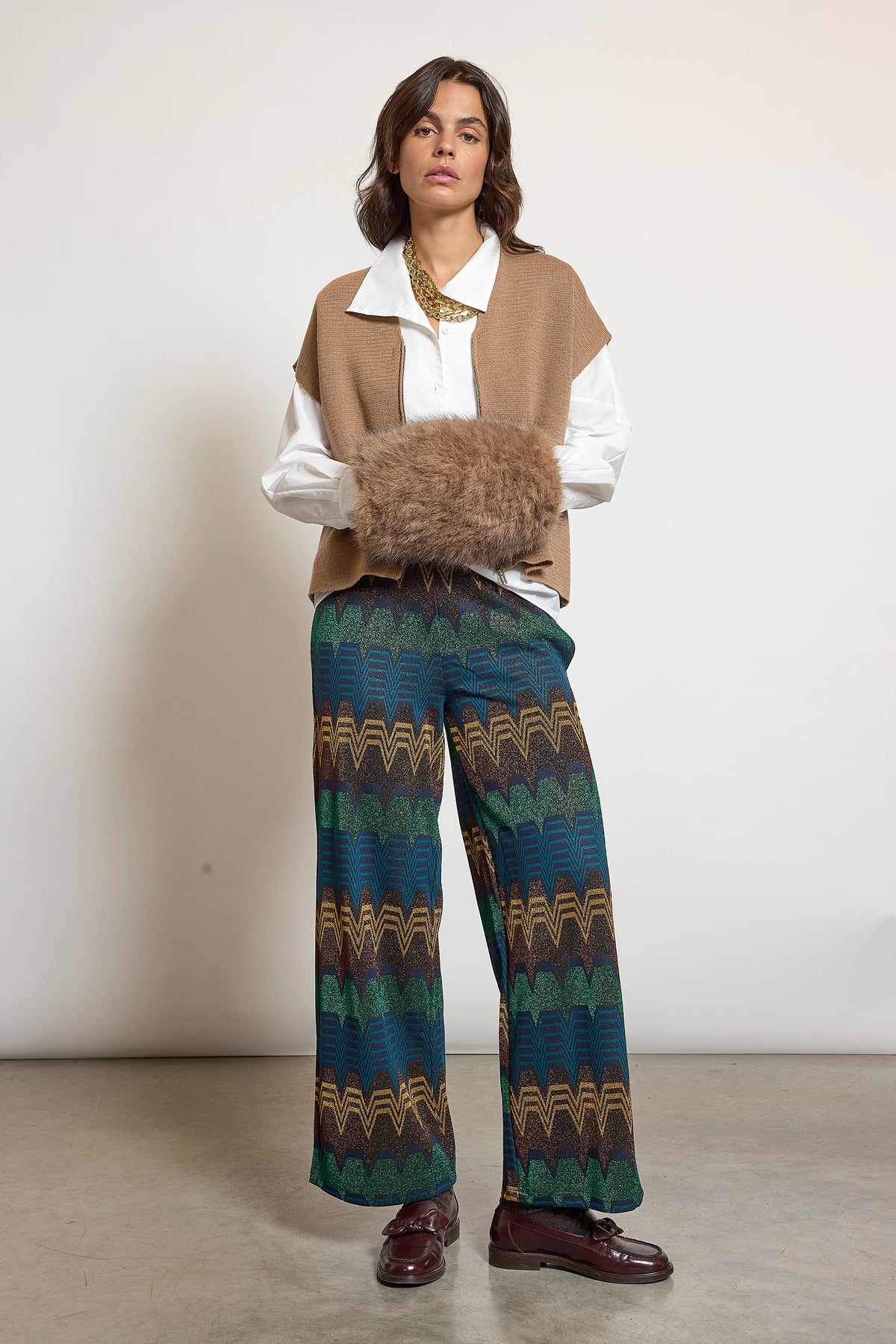 LUREX PANTS MIULTICOLORED