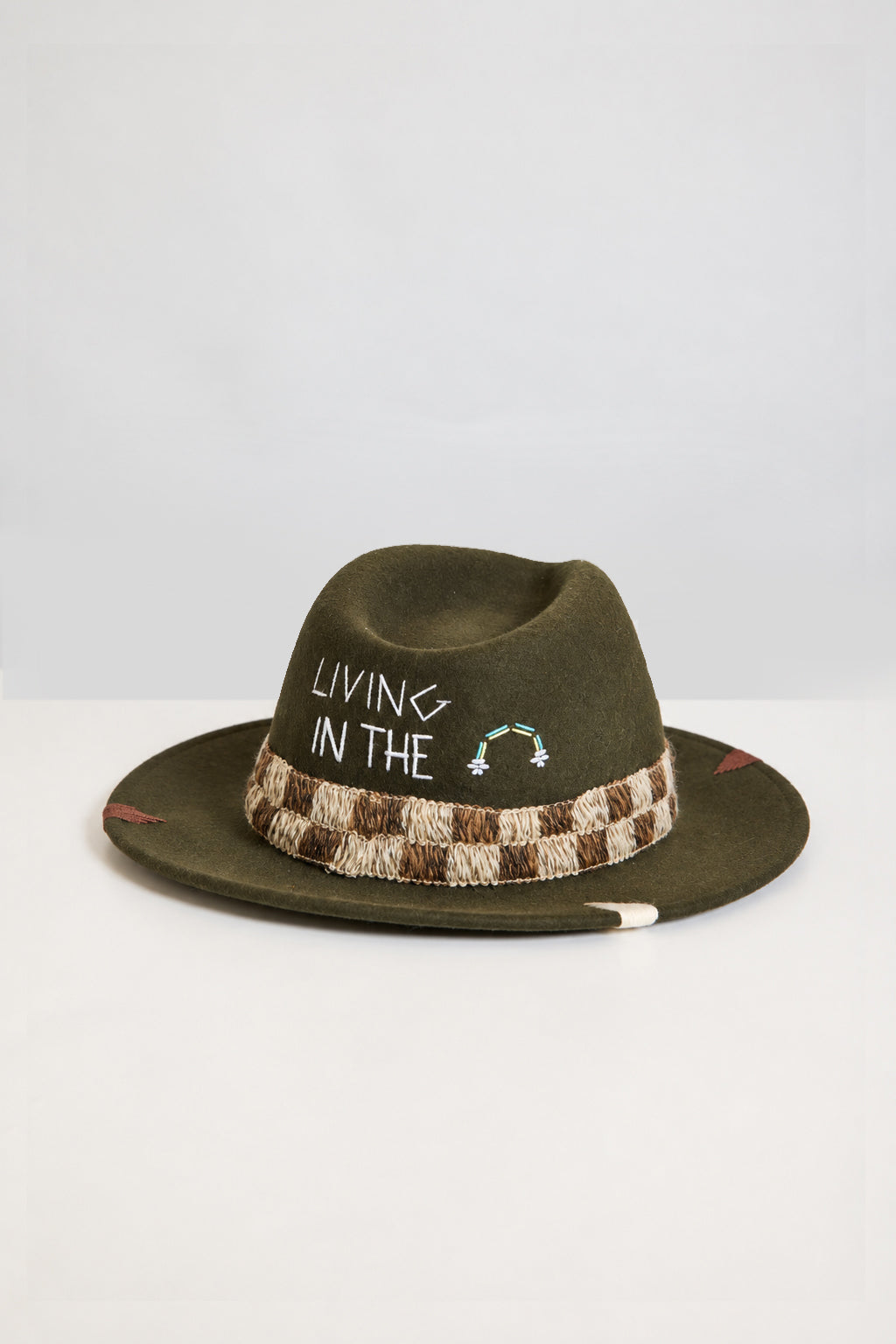 CHAPEAU BRODÉ KAKI